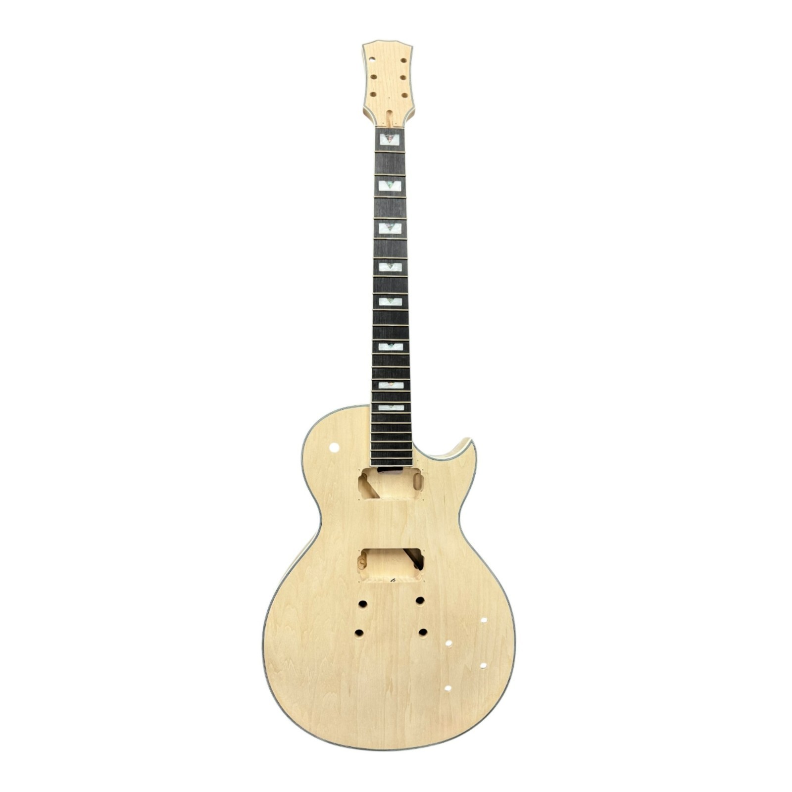 Haze E238DIY Arched Top Solid Basswood Body Maple Set-Neck HLP Electric Guitar