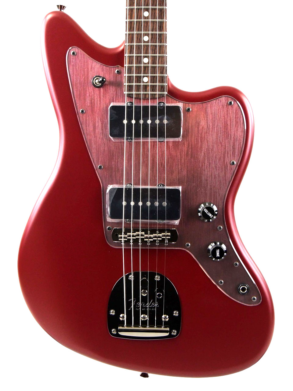 Fender 2026 Collection Hybrid II Jazzmaster Satin Metallic Matte Inferno Red