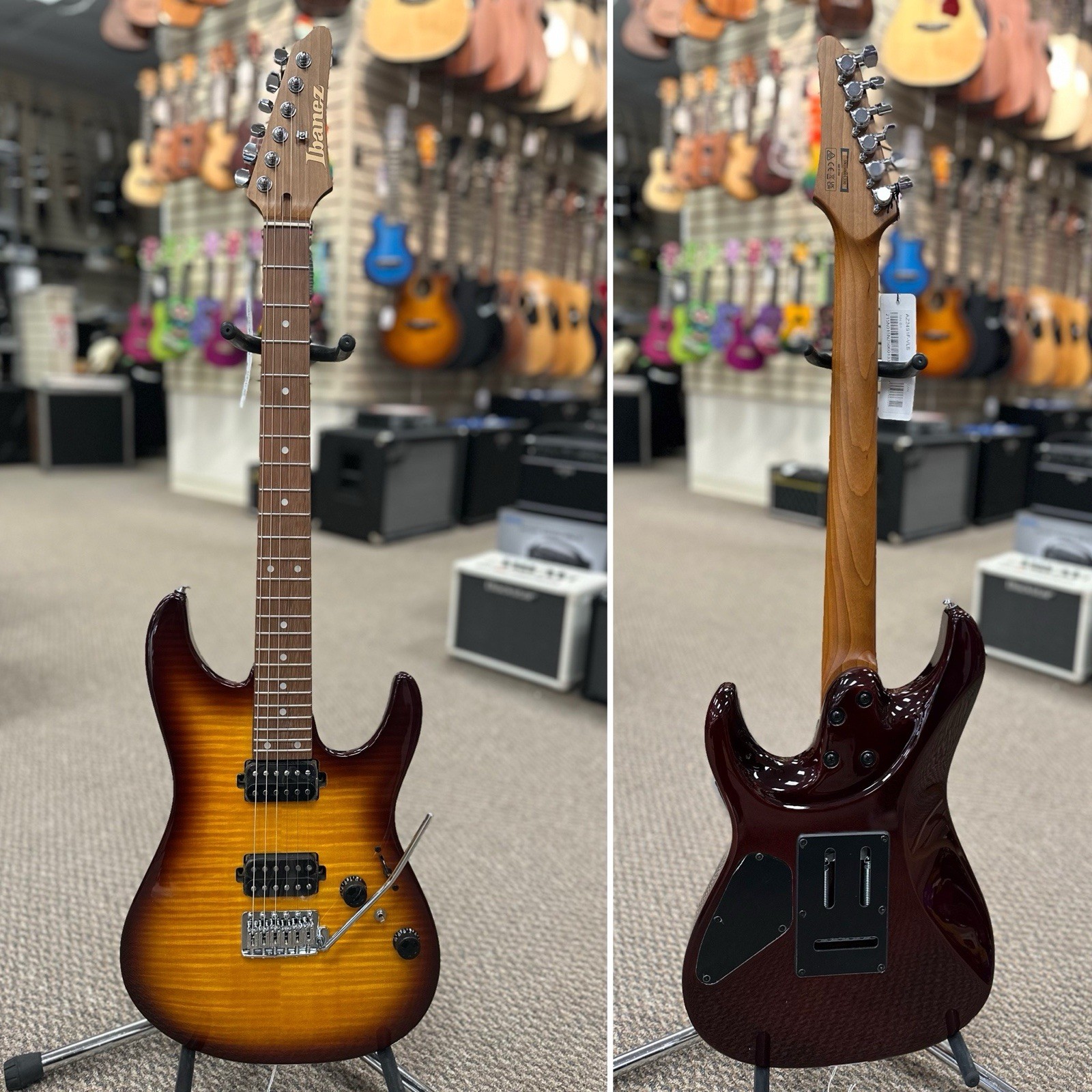 Ibanez Standard AZ24S1F HH Electric Guitar – Violin Sunburst