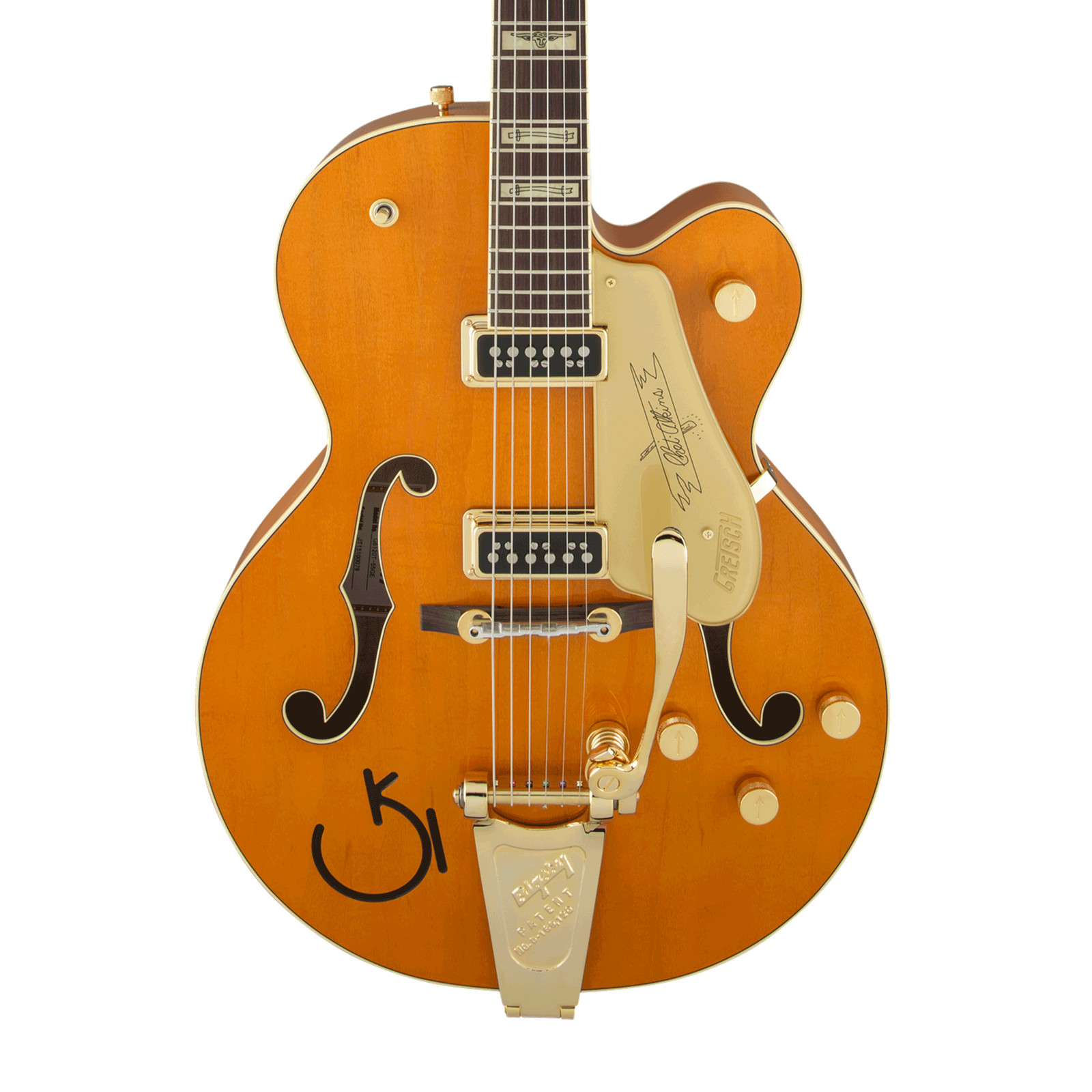Used Gretsch G6120T-55 Vintage Select Ed ’55 Chet Atkins – Vint Orange Stain