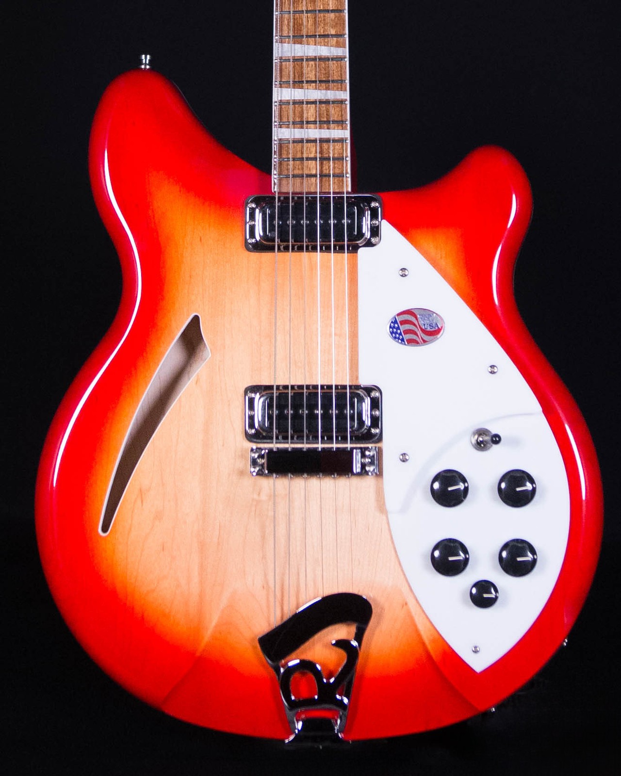 Rickenbacker 360 Semi Hollow Electric Guitar, FireGlo