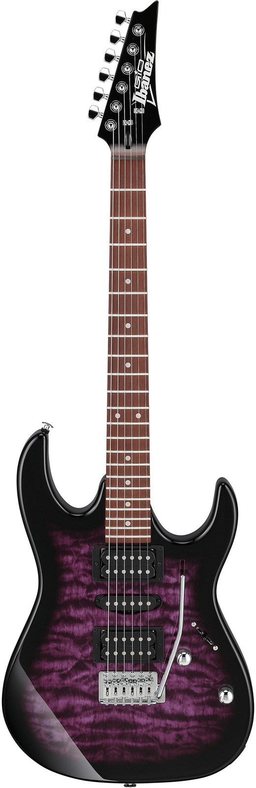 Ibanez GRX70QA RG Gio Electric Guitar – Transparent Violet Sunburst
