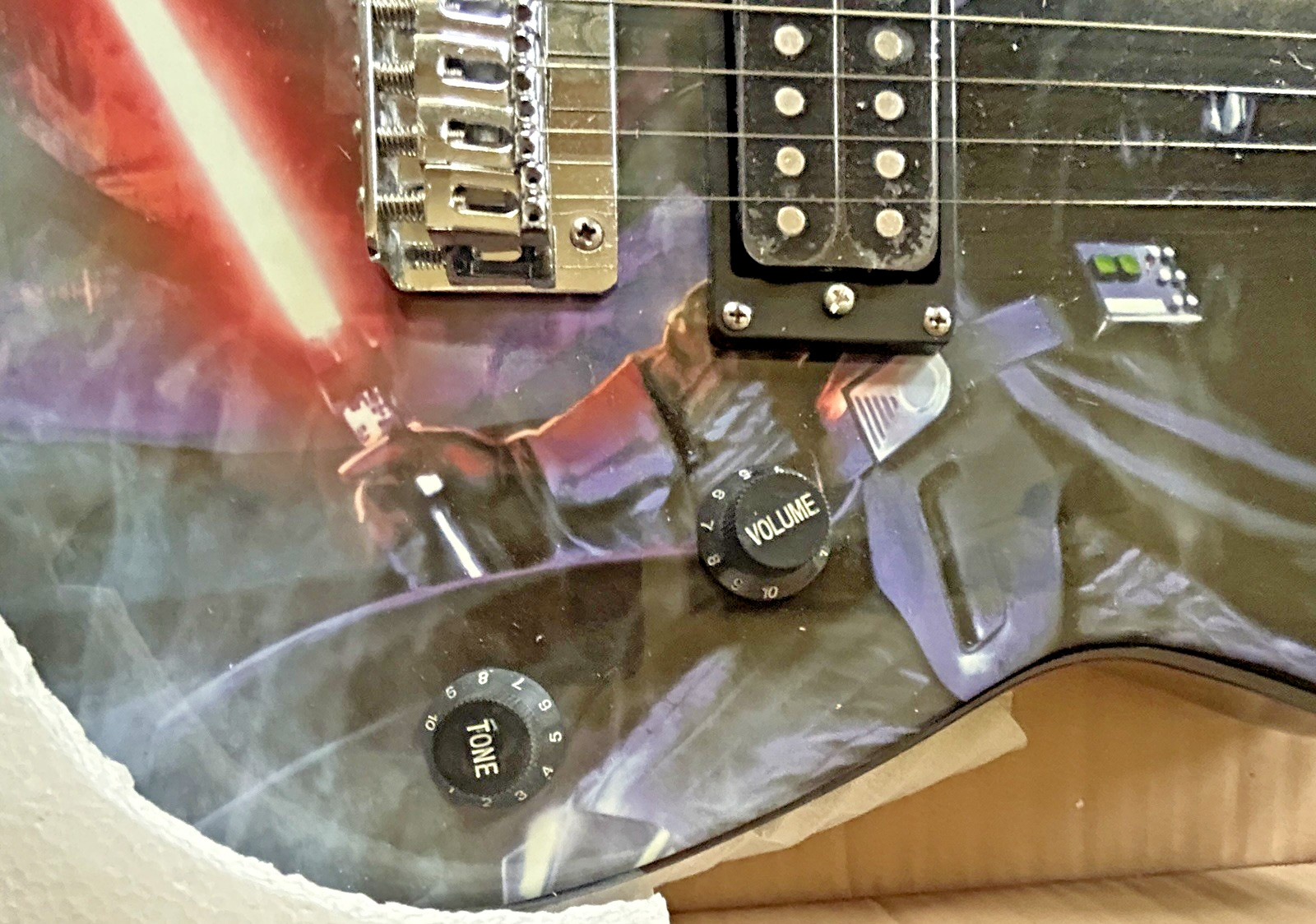 SUPER RARE LE NIB Peavey STAR WARS Rockmaster ELECTRIC GUITAR FULL SIZE NOT 3/4!