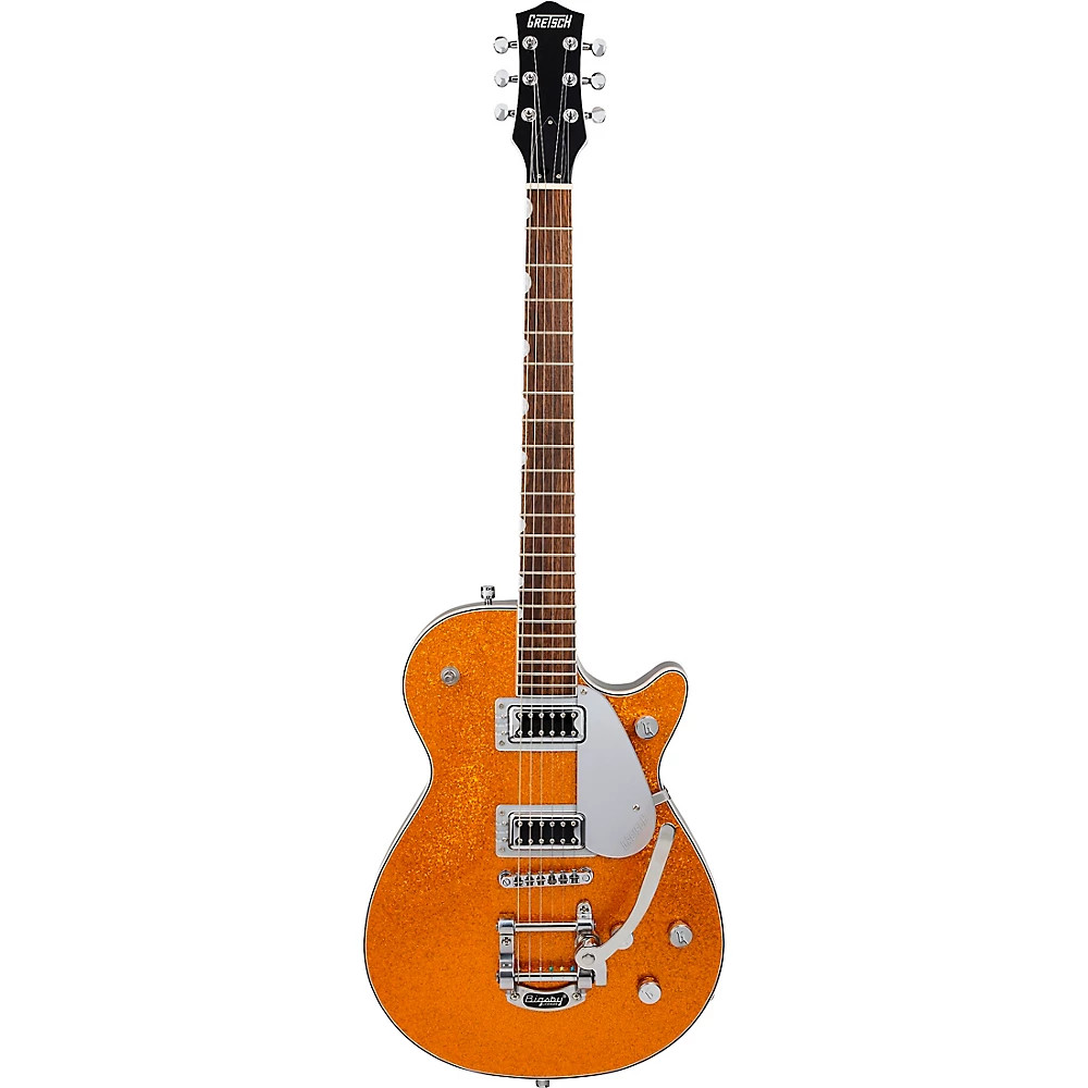 Gretsch G5230T Electromatic Sparkle Jet FT Single-Cut w/Bigsby Guitar Gold Spark