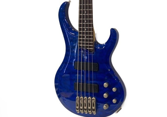 Ibanez BTB-405QM 5-String Bass 2003 Model with Soft Case Japan