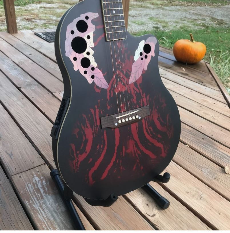 🎸FREE SHIPPING!🎸O Style Acoustic-Electric Guitar +Case/Bag +Strap!