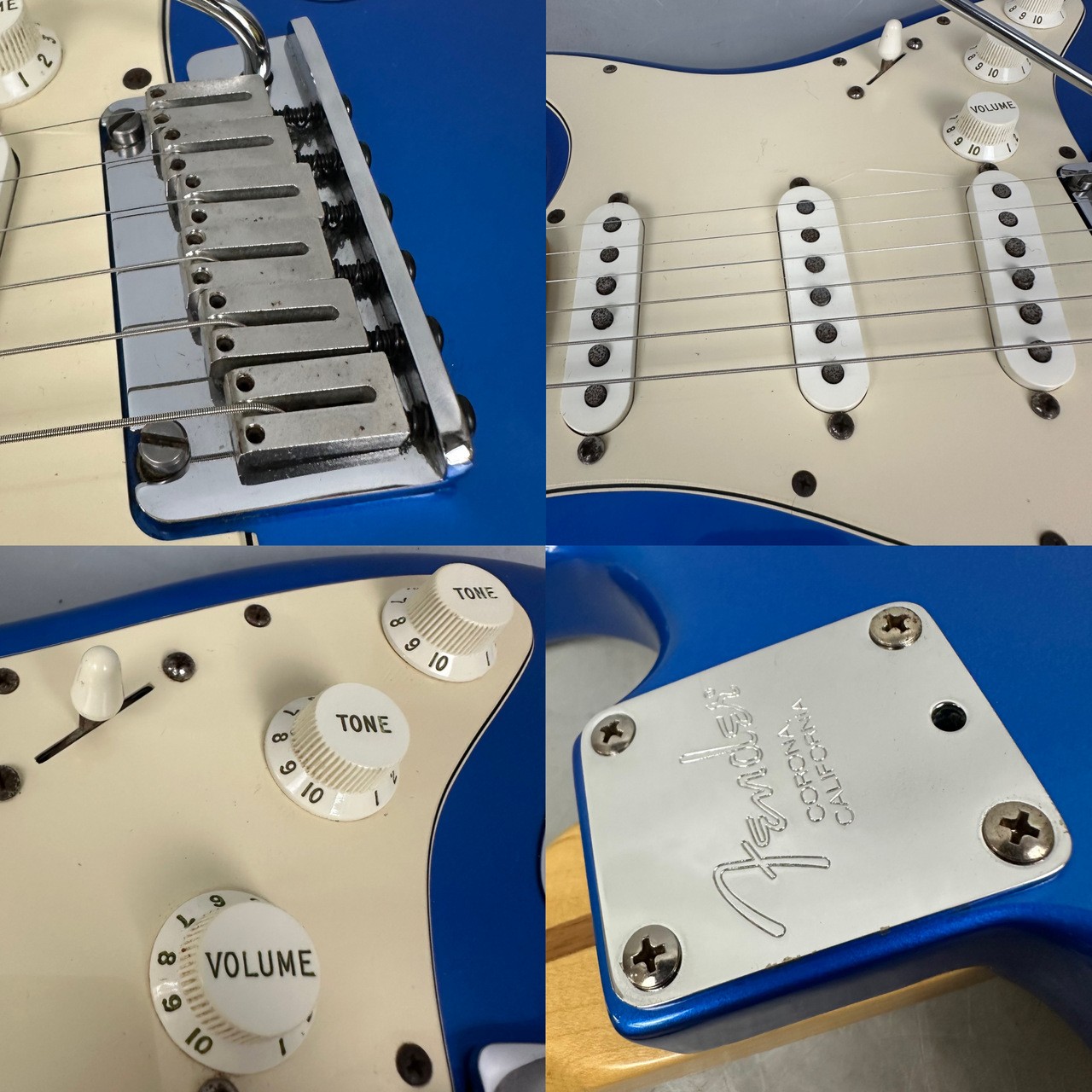 Fender American Standard Stratocaster Chrome Blue 2003 (no260711)
