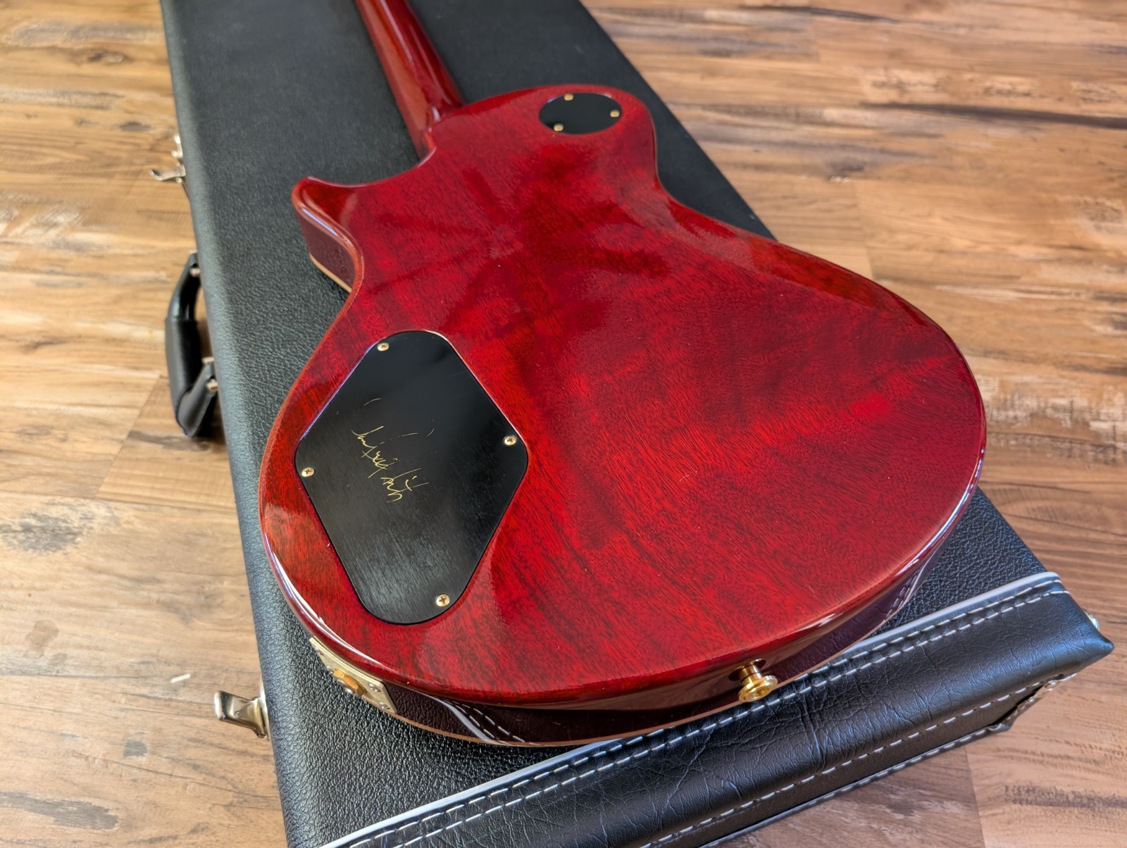PRS Singlecut Semi-Hollow Electric Guitar 2007 Black Cherry 10 Top Bra Rosewood