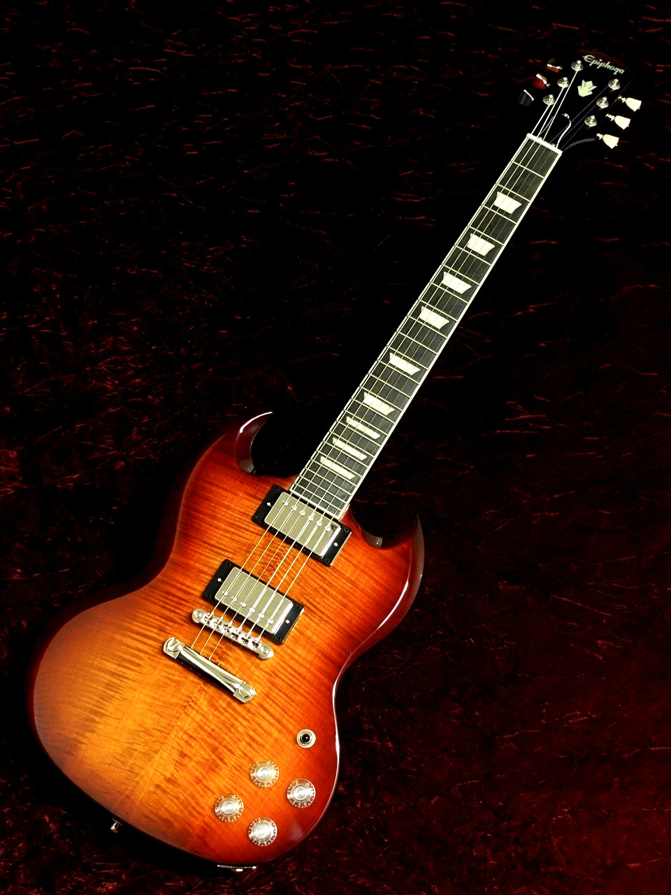 Epiphone SG Modern Figured Mojave Burst Electric Guitar with gig bag Brand NEW