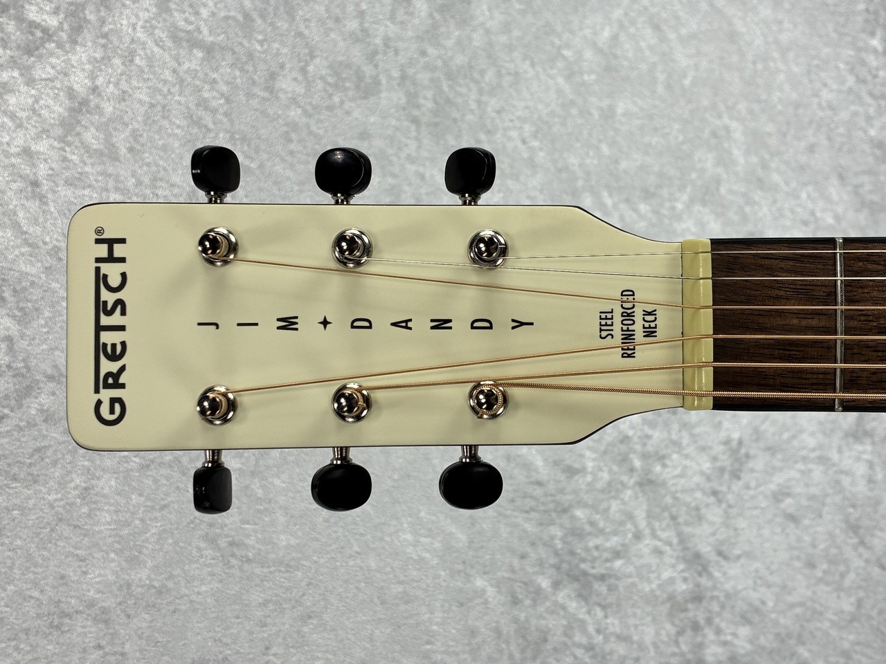 IN-STOCK! GRETSCH HISTORIC REX LINE JIM DANDY LTD PARLOR GUITAR / VINTAGE WHITE