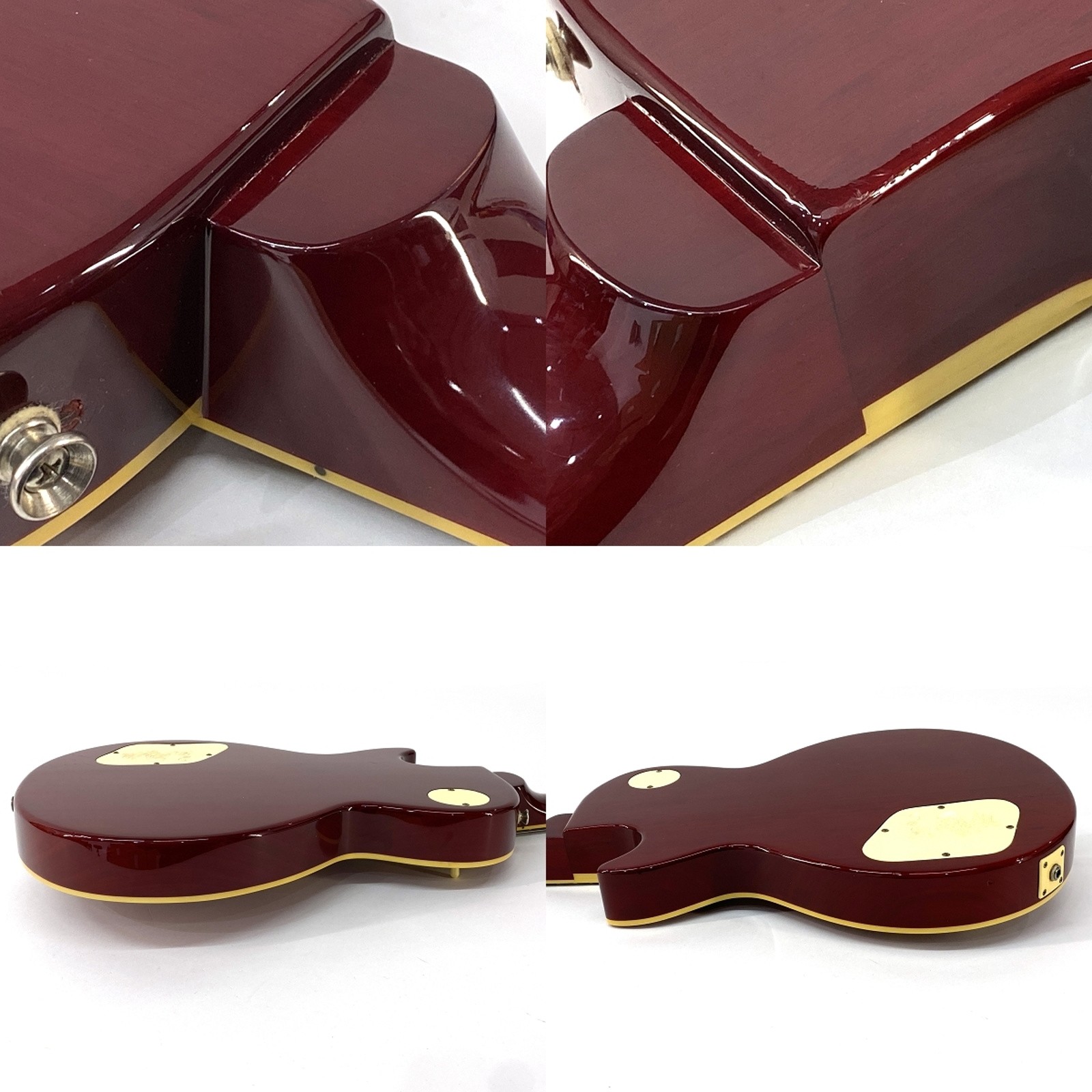 GrassRoots G-LP Used Maple Top Mahogany Back Body Mahogany Neck See Thru Red