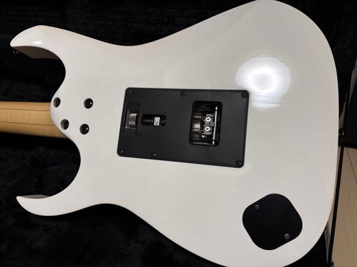 Ibanez RG2450MZ Galaxy White Electric Guitar Lock Peg Pickup Replaced Good Condi