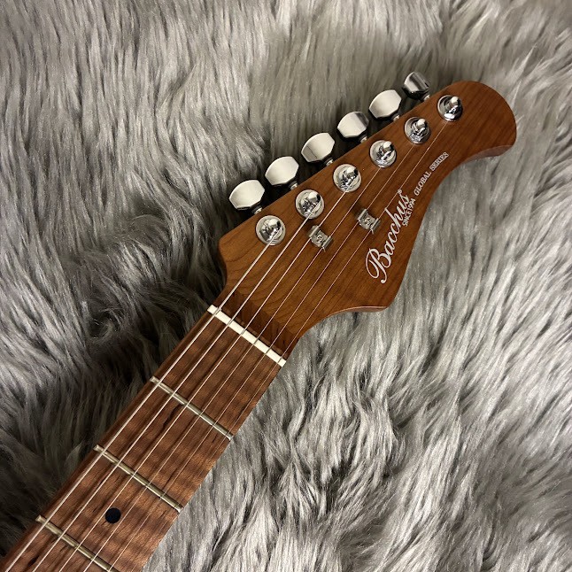 Bacchus BSH-850/RSM Red-S Electric Guitar, Nyatoh Body, Roasted Maple Neck