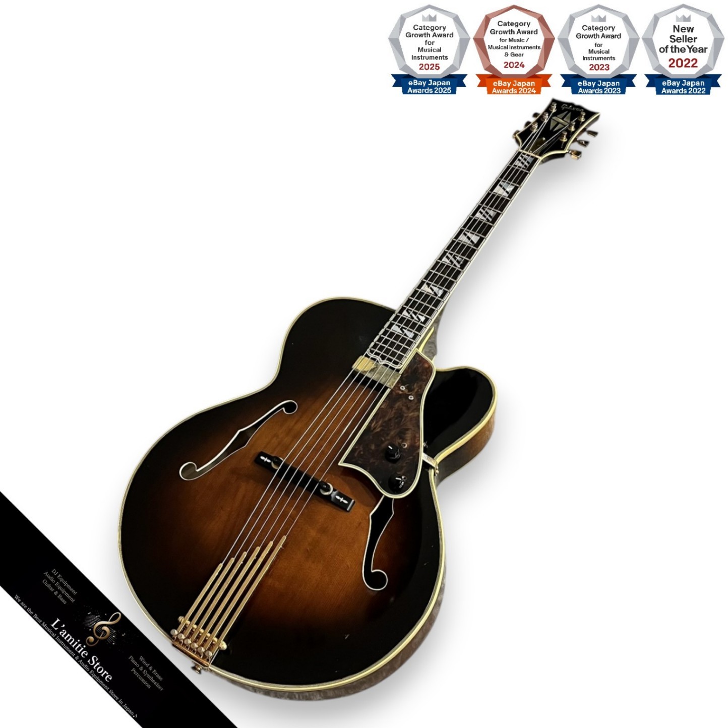 Gibson Vintage Super V BJB Sunburst 1979 Electric Guitar USA