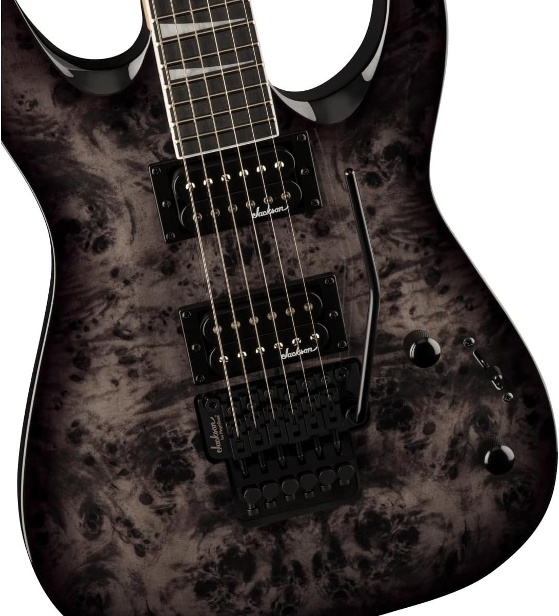 Jackson Dinky JS32 DKAP Electric Guitar – Transparent Black