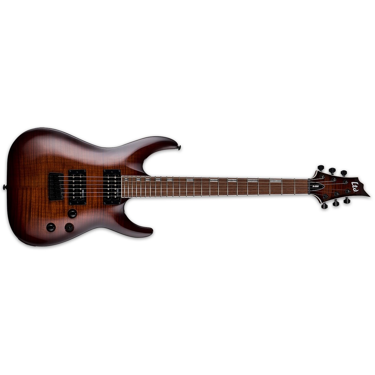 ESP LTD H-200FM Dark Brown Sunburst Electric Guitar H-200 FM H200 – New