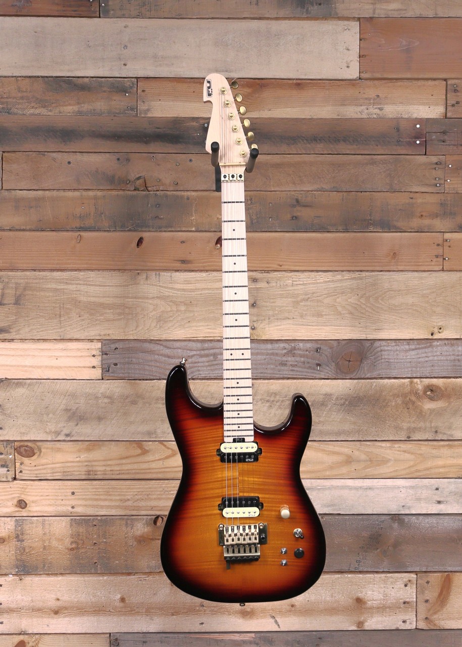 FU-Tone FU PRO Electric Guitar 2-Tone Tobacco Sunburst w/ Gigbag