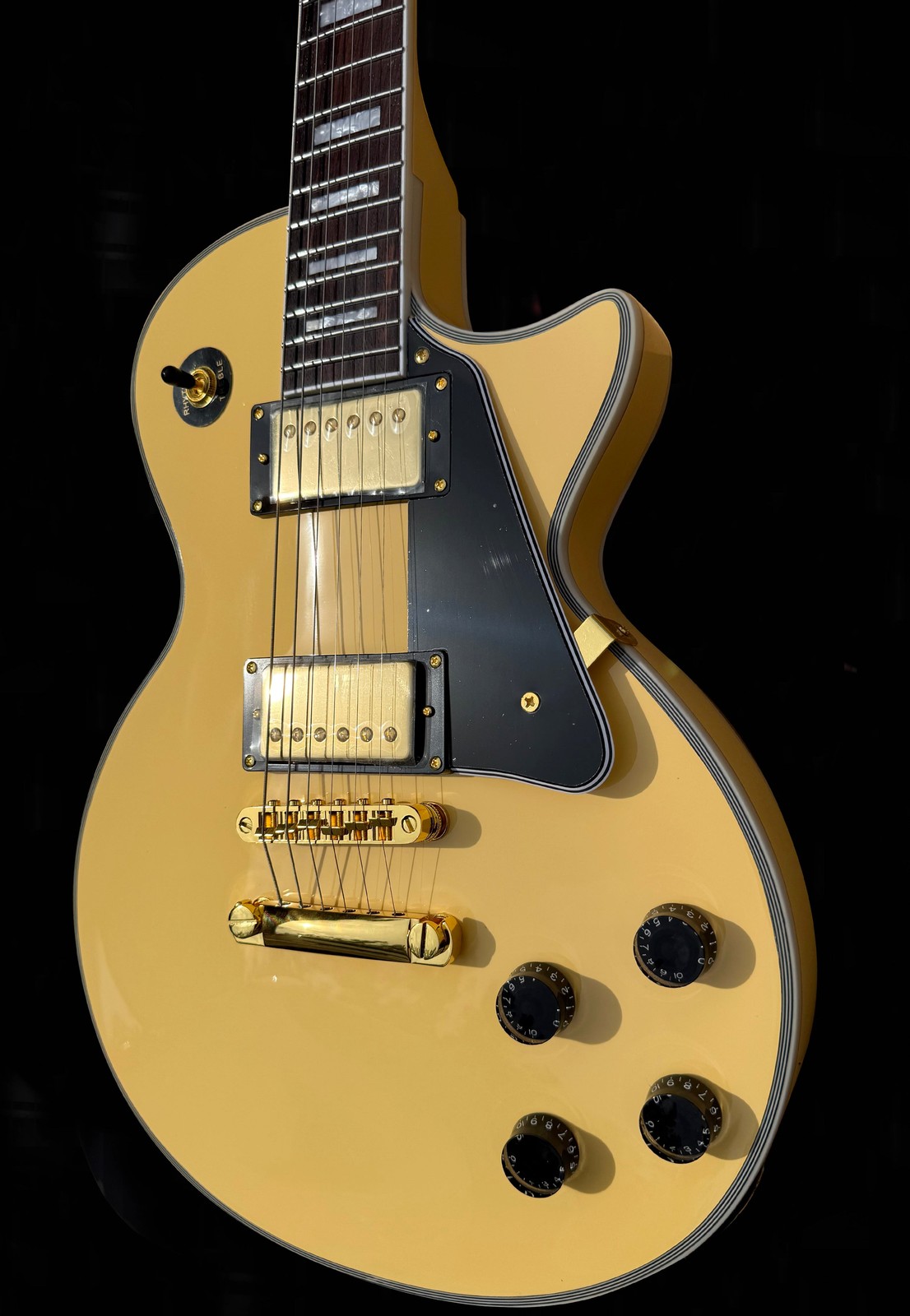 Firefly FFSPS LP Style Electric Guitar Cream Yellow Mahogany Body Alnico 5 Picku