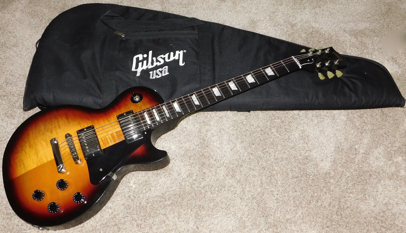 Gibson Les Paul Studio Electric Guitar Fire Burst 2013