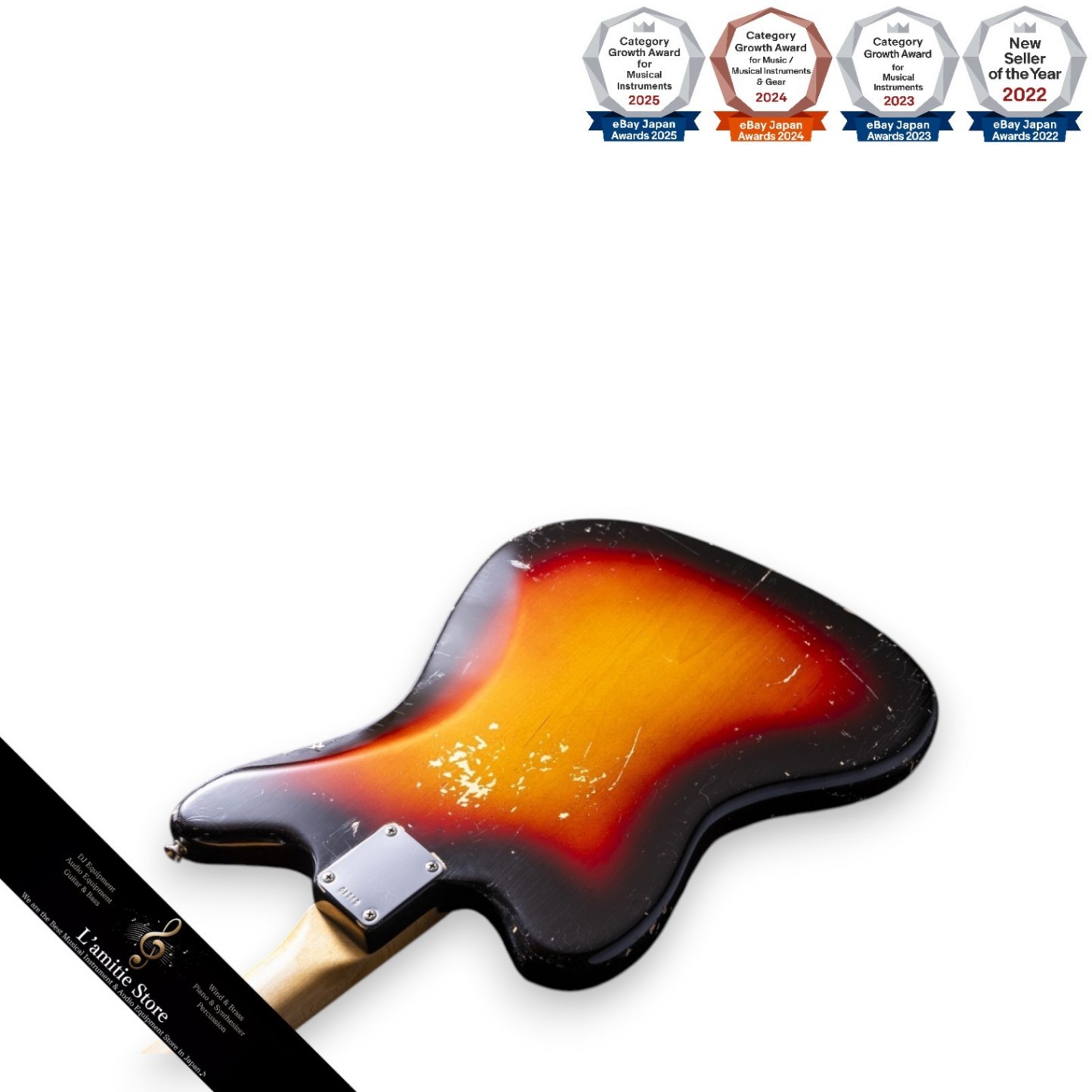 Fender Jazzmaster 1961 3Tone Sunburst Jacaranda Fingerboard