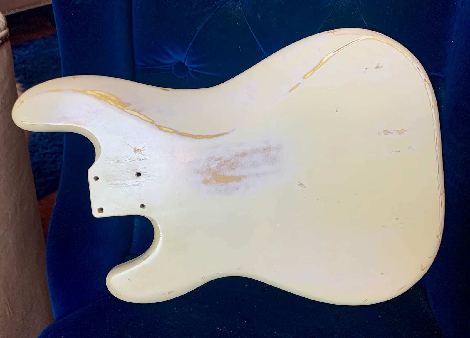 P bass Body NITRO RELIC Olympic White Premium Lightweight PLACE ORDER JVGuitars