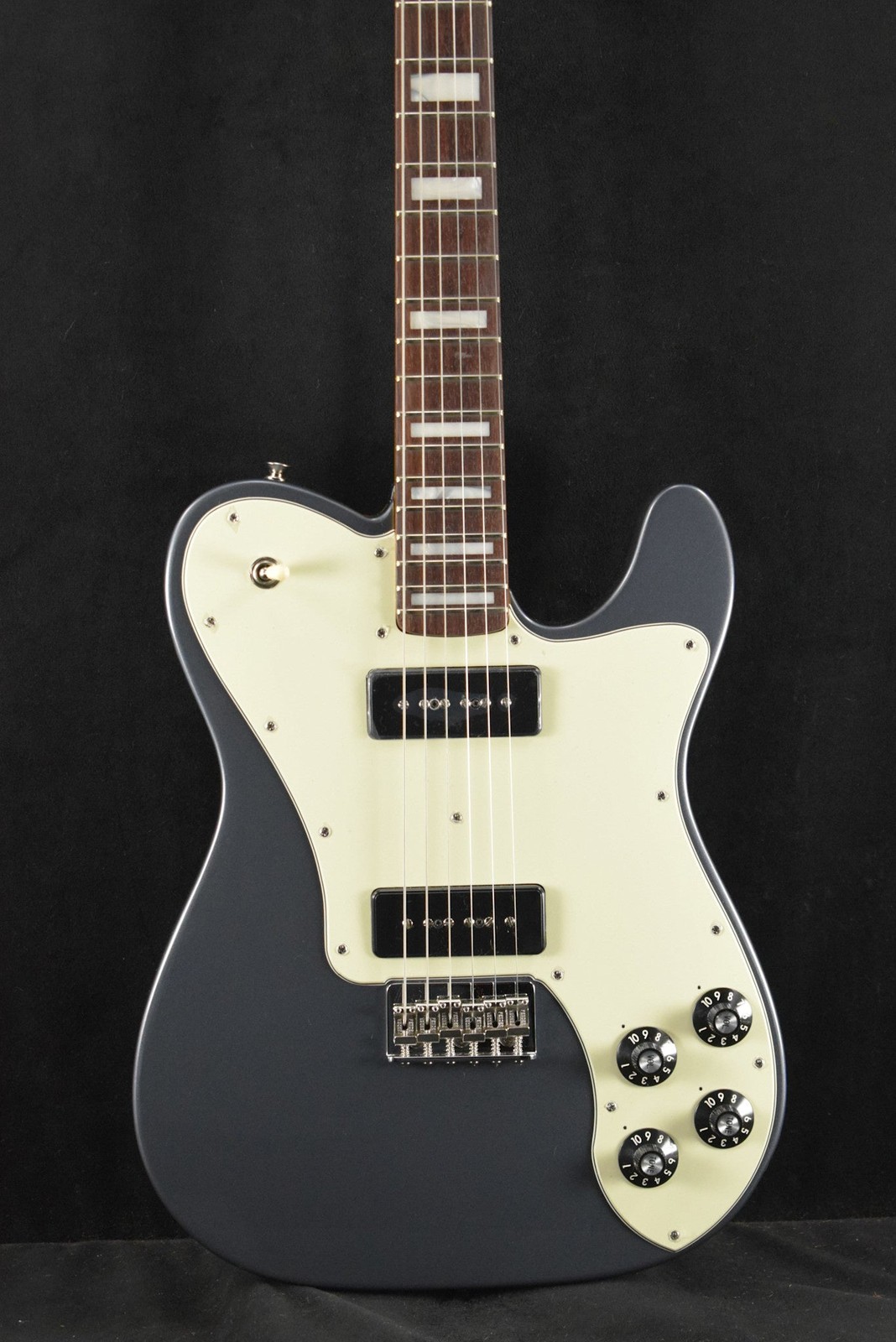 Fender Chris Shiflett Cleaver Telecaster Deluxe Charcoal Frost Metallic Rosewood