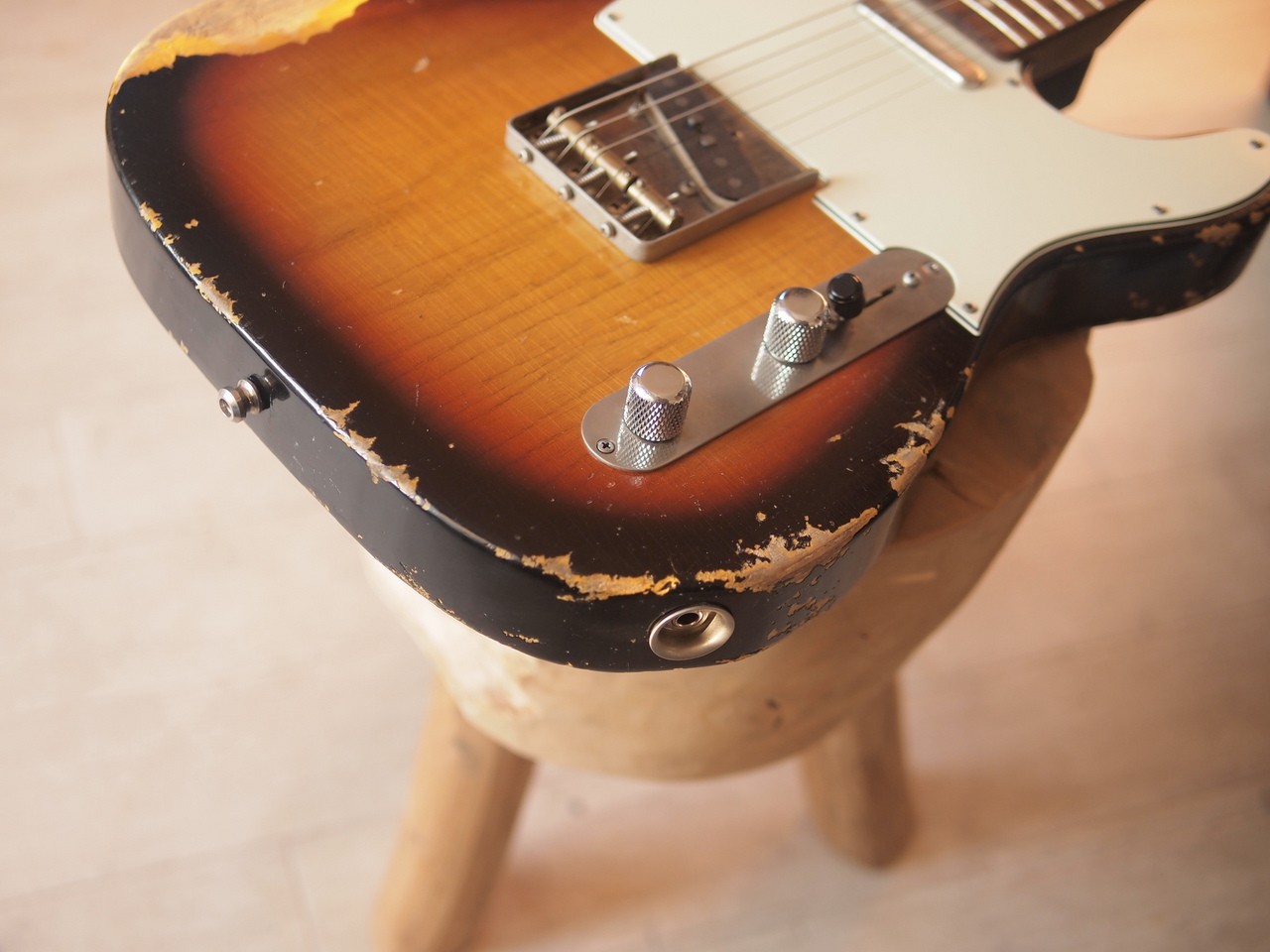 Xotic XTC-1 Sunburst Heavy Aged Roasted Flame Maple Neck Electric Guitar