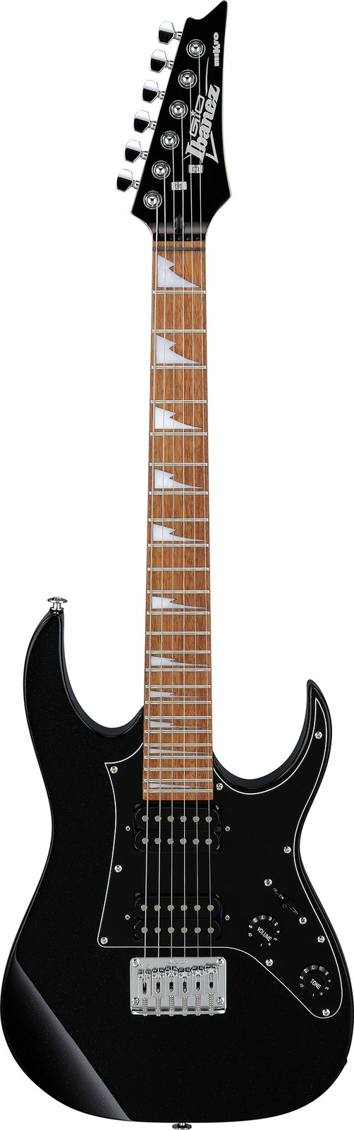 Ibanez GRGM21 RG Gio miKro Short-Scale Electric Guitar – Black Night w/ Gig Bag