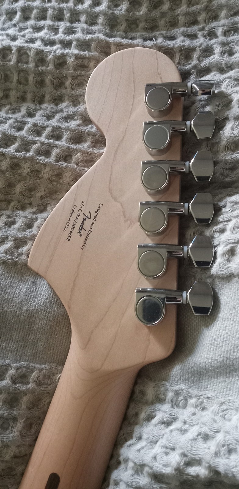 NEW! Fender Squier Strat Black & White Pickguard