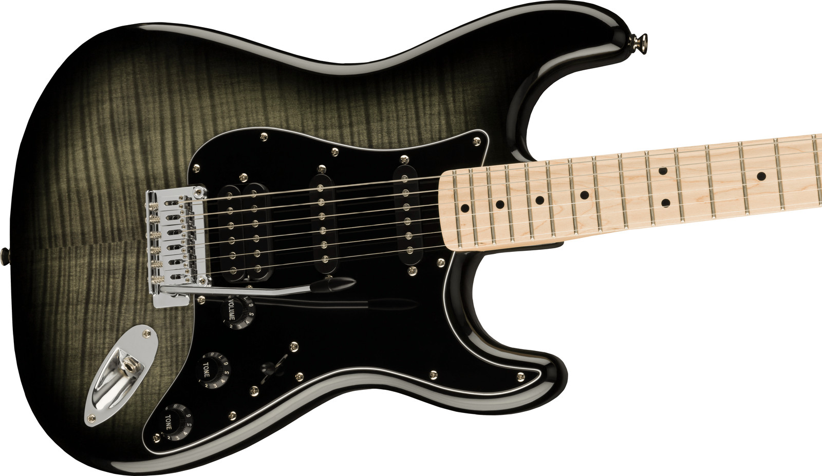Squier Affinity Series Stratocaster FMT HSS Maple Fingerboard Black Pickguard Bl