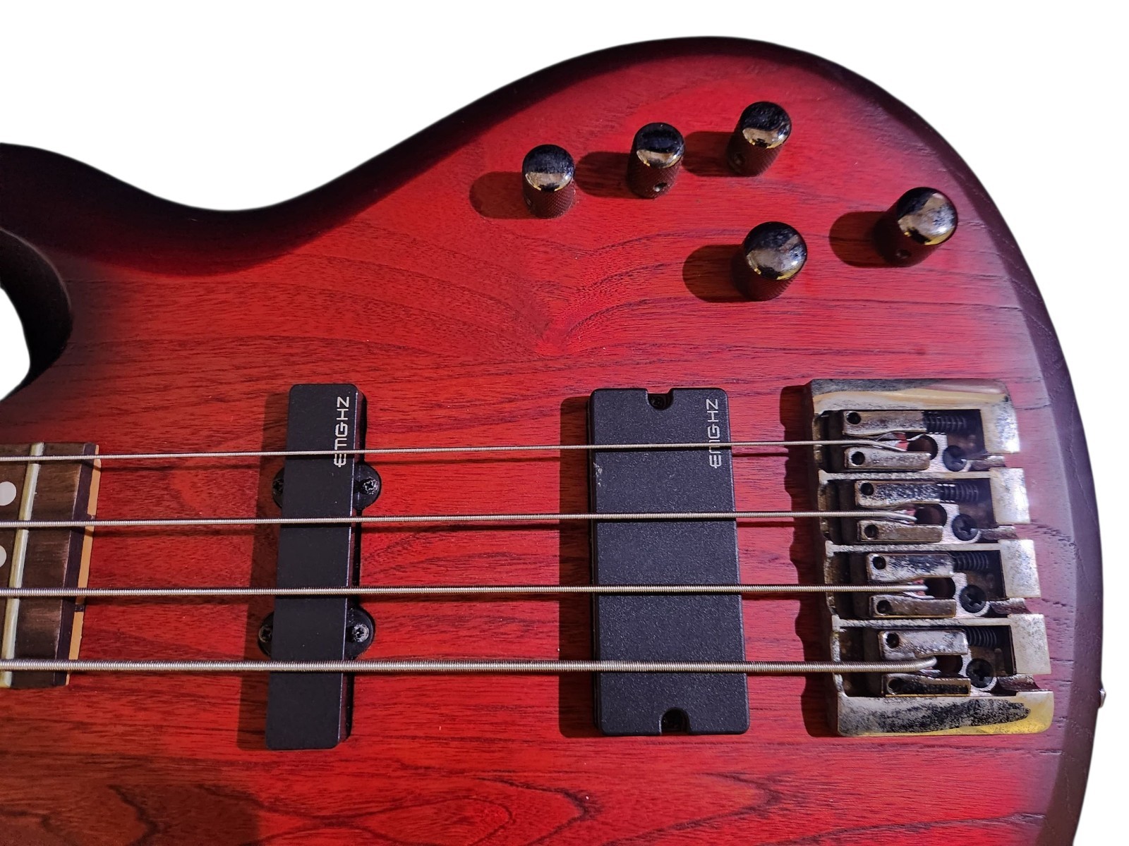 Schecter Diamond Series Custom 4 String Electric Bass Guitar with Hard Case