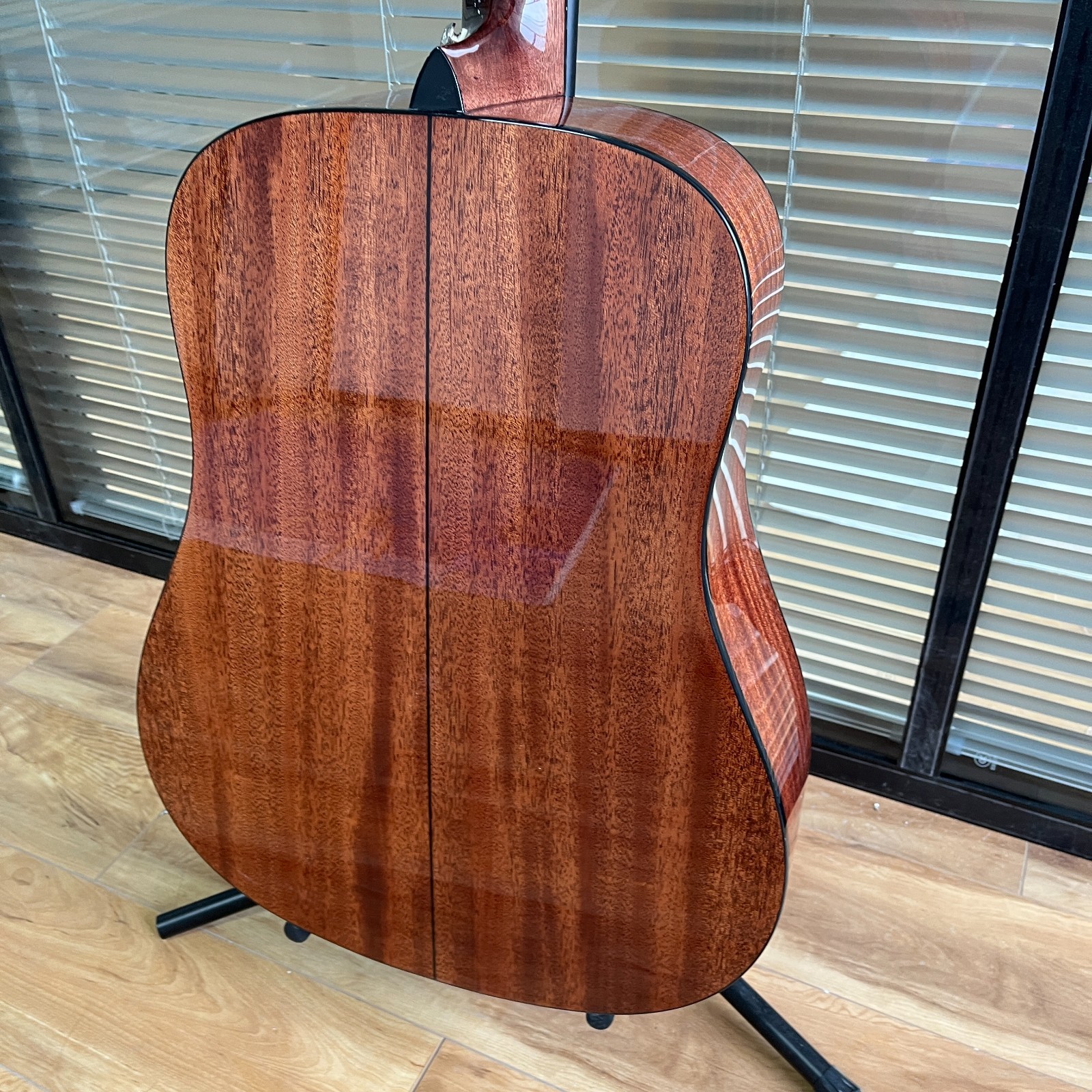 Ship US D-18 Acoustic Guitar 41″ Full Size Solid Wood Body Black Pickguard