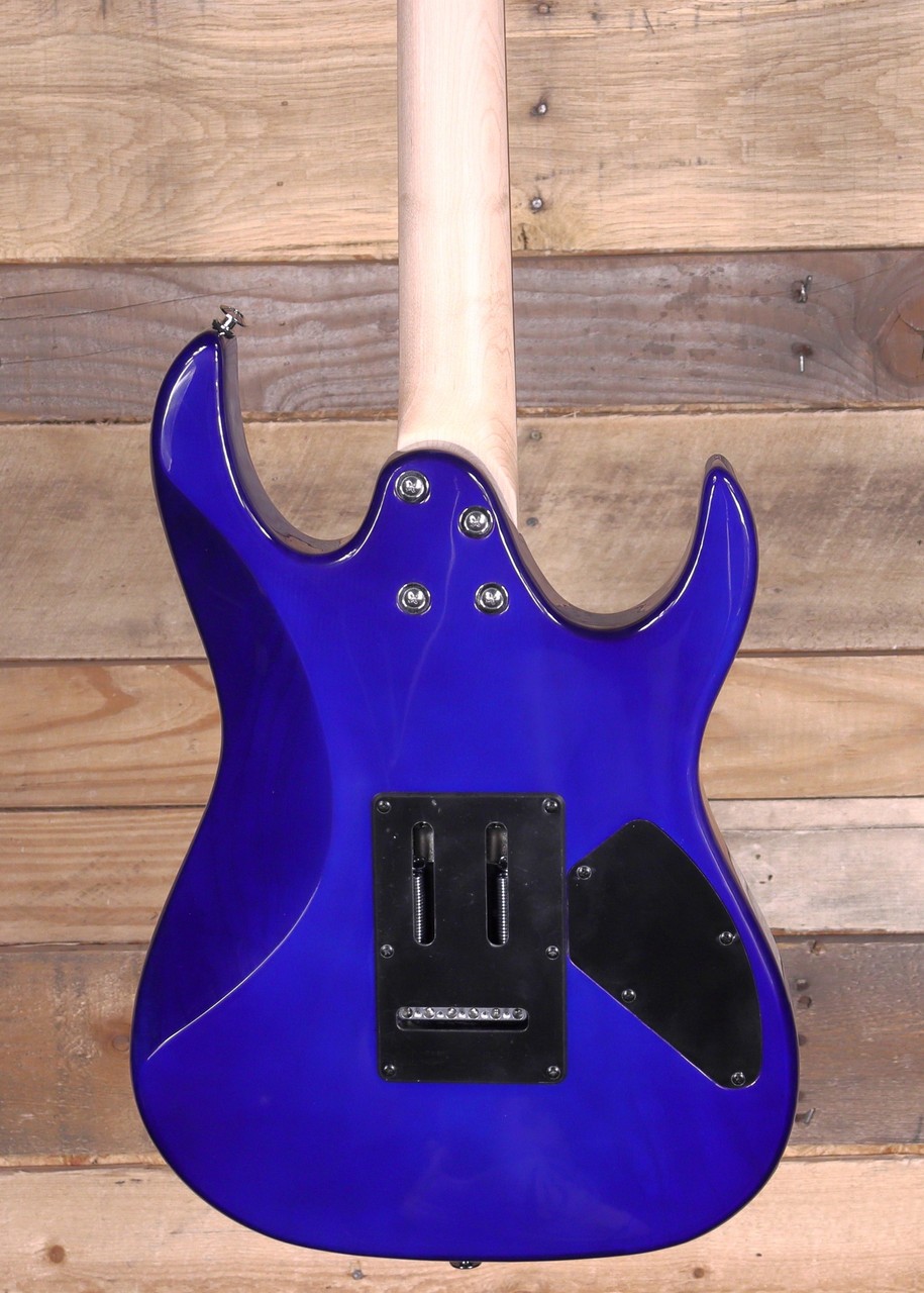 Ibanez GRX70QAL Left-Handed Electric Guitar Transparent Blue Burst