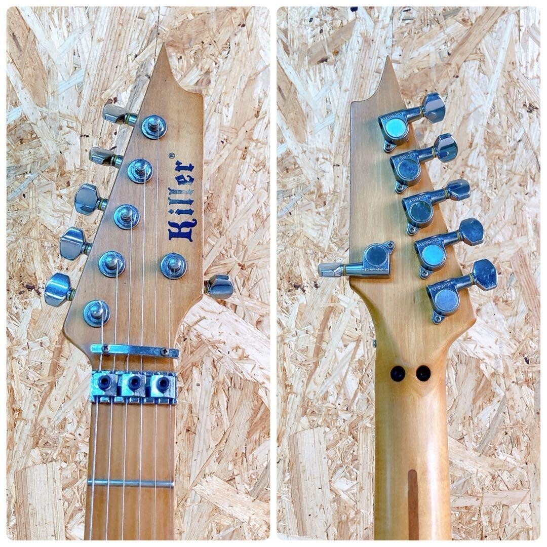Electric Guitar Killer KG-Pirates Early Model c.1988 Rare Color Floyd Rose Japan