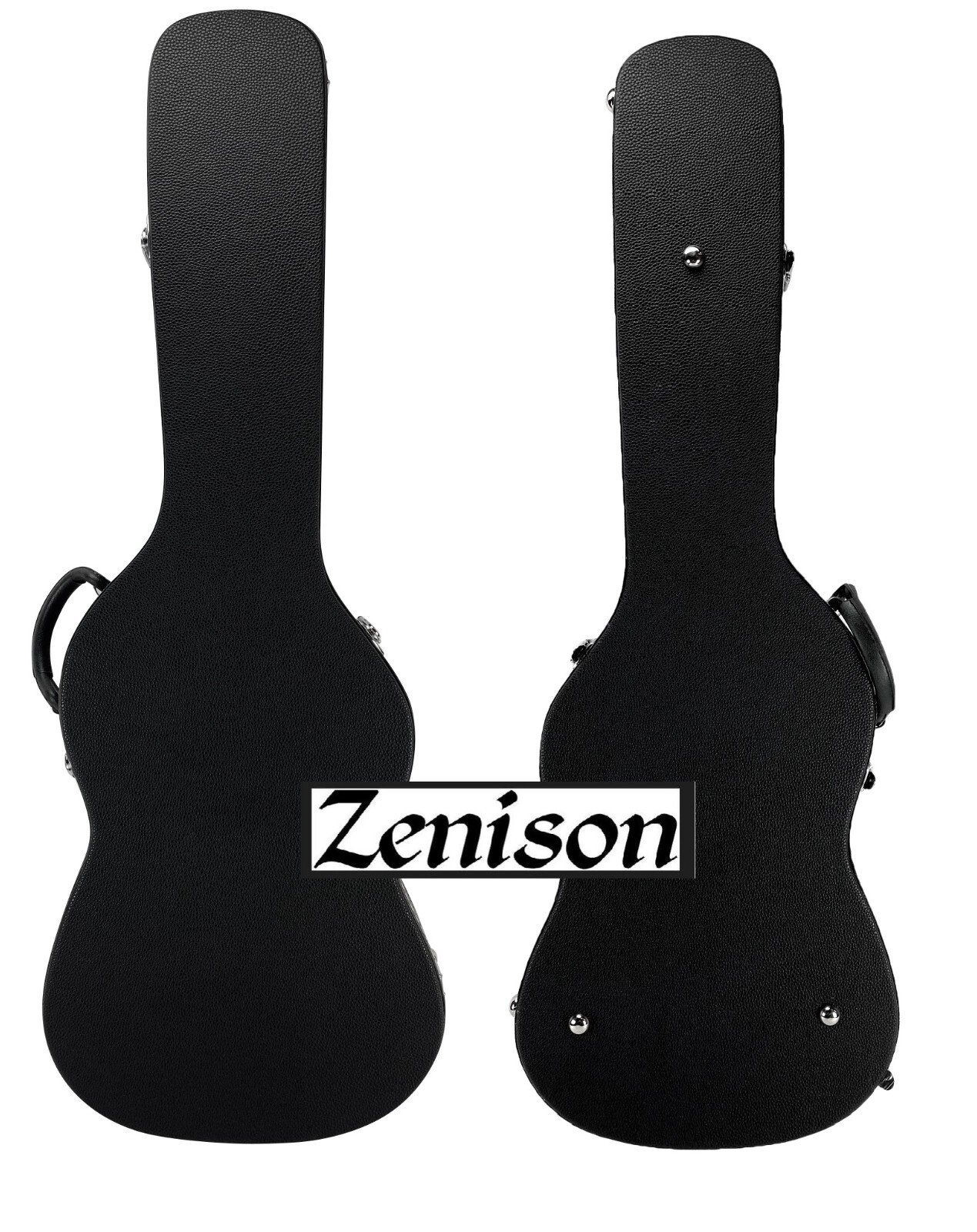 Zenison Electric Hard-Shell Case Strat Style LP Style with Lock Latch Heavy Duty