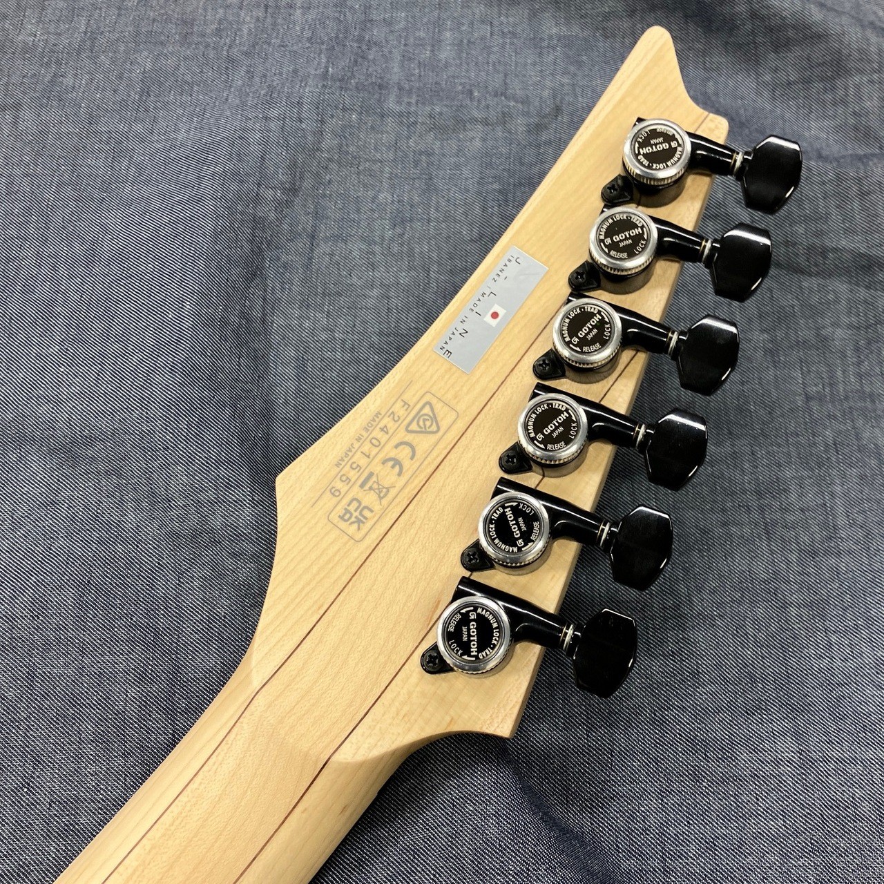Ibanez RG6HSHFX BKF J Line Black Made in Japan Electric Guitar Used Product