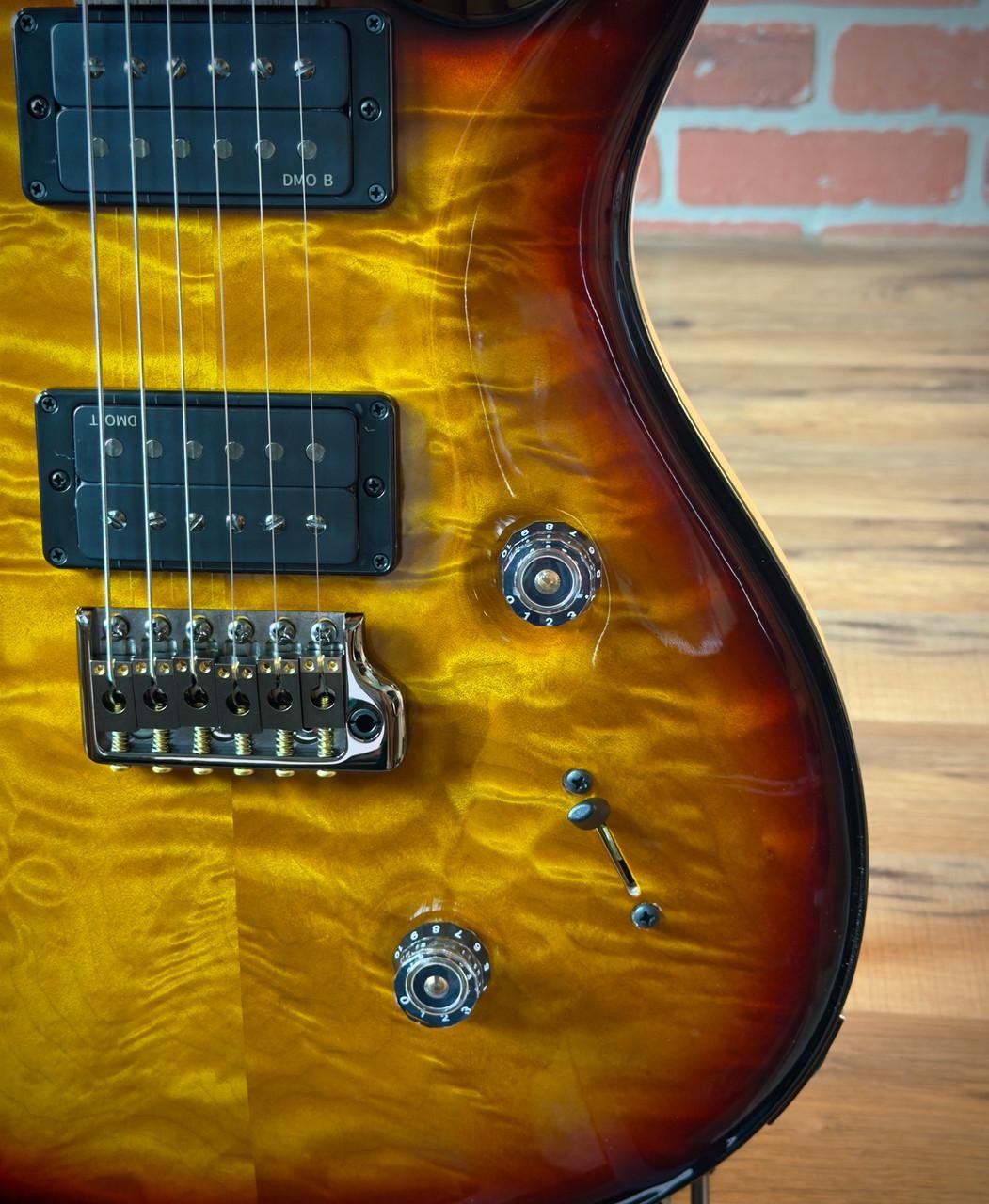 PRS Custom 24 Quilt 10-Top Authentic Braz. Rosewood Fretboard Electric Guita
