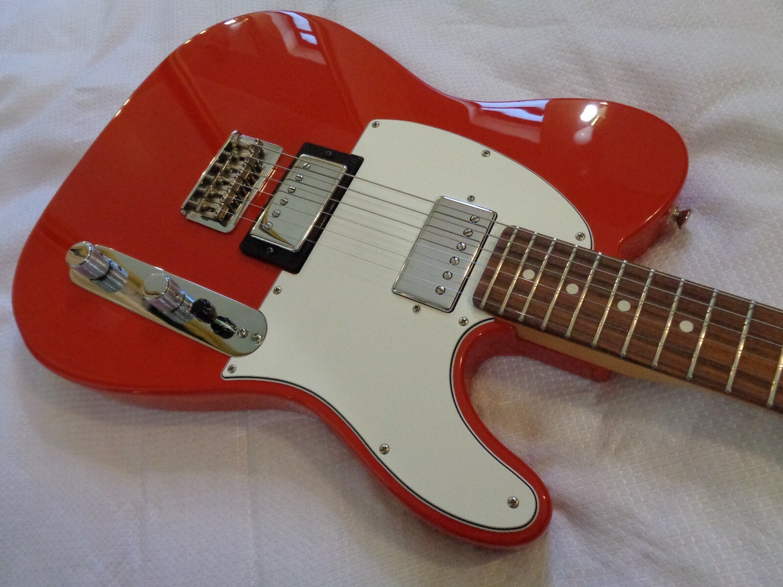 2018 Fender player Telecaster electric guitar HH,Pau Ferro Fingerboard Sonic red
