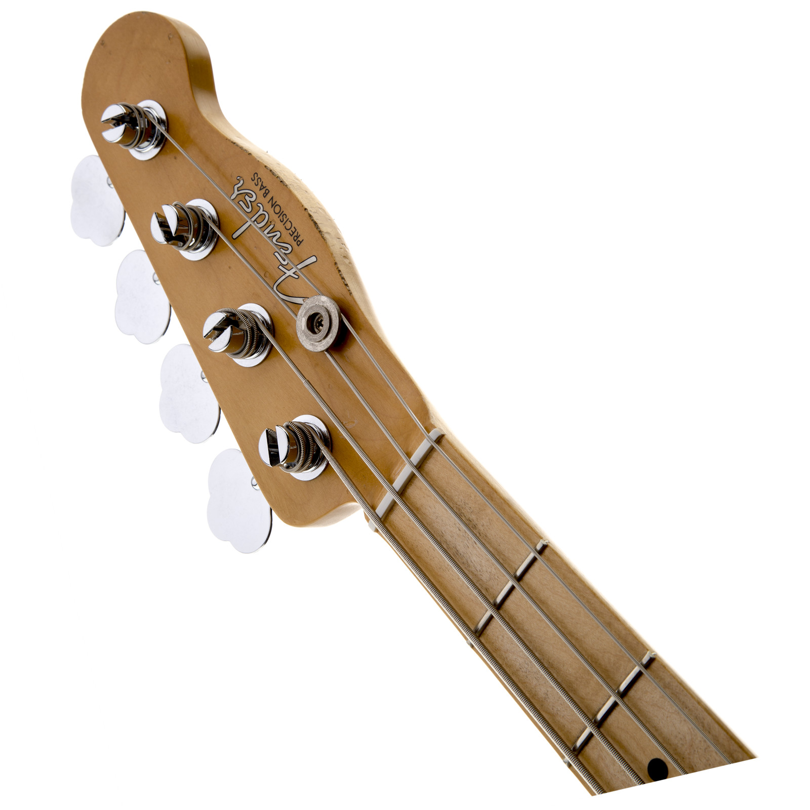 Used Fender Mike Dirnt Road Worn Precision Bass – White Blonde w/ Maple FB