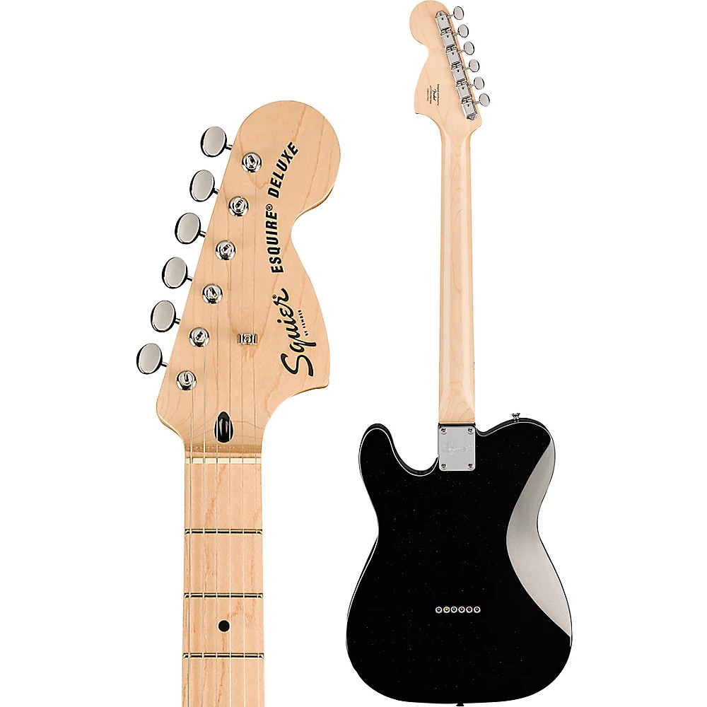 Squier Paranormal Esquire Deluxe Poplar Electric Guitar Metallic Black