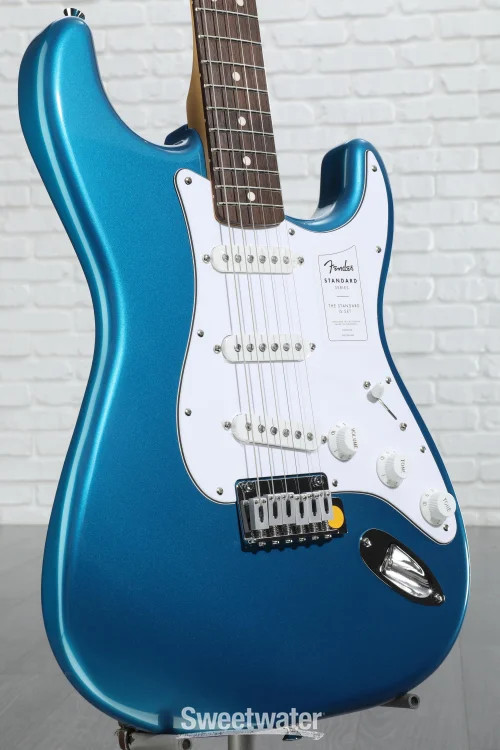 Fender Standard Stratocaster Electric Guitar – Aqua Marine Metal