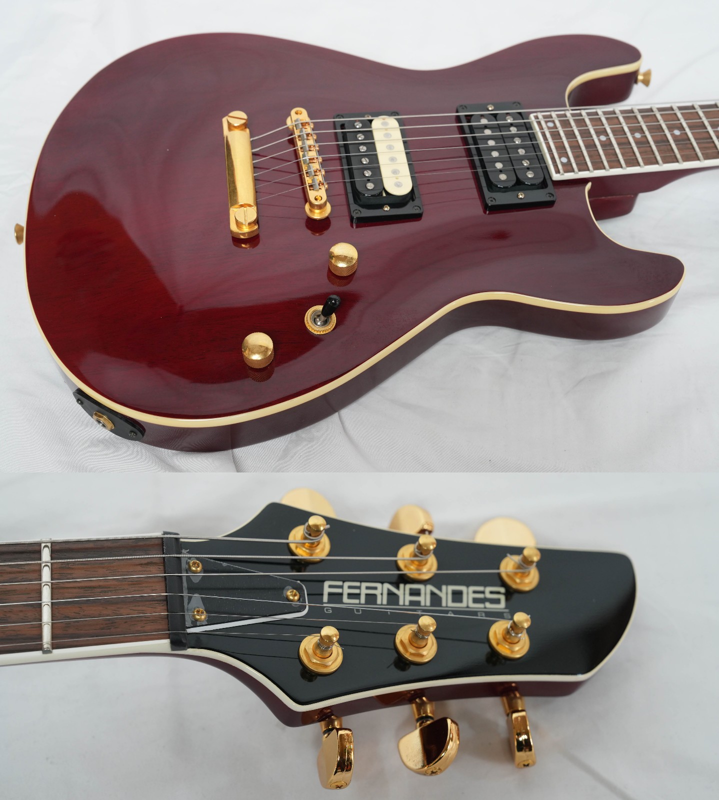 FERNANDES APG-55 Wine Red Good condition