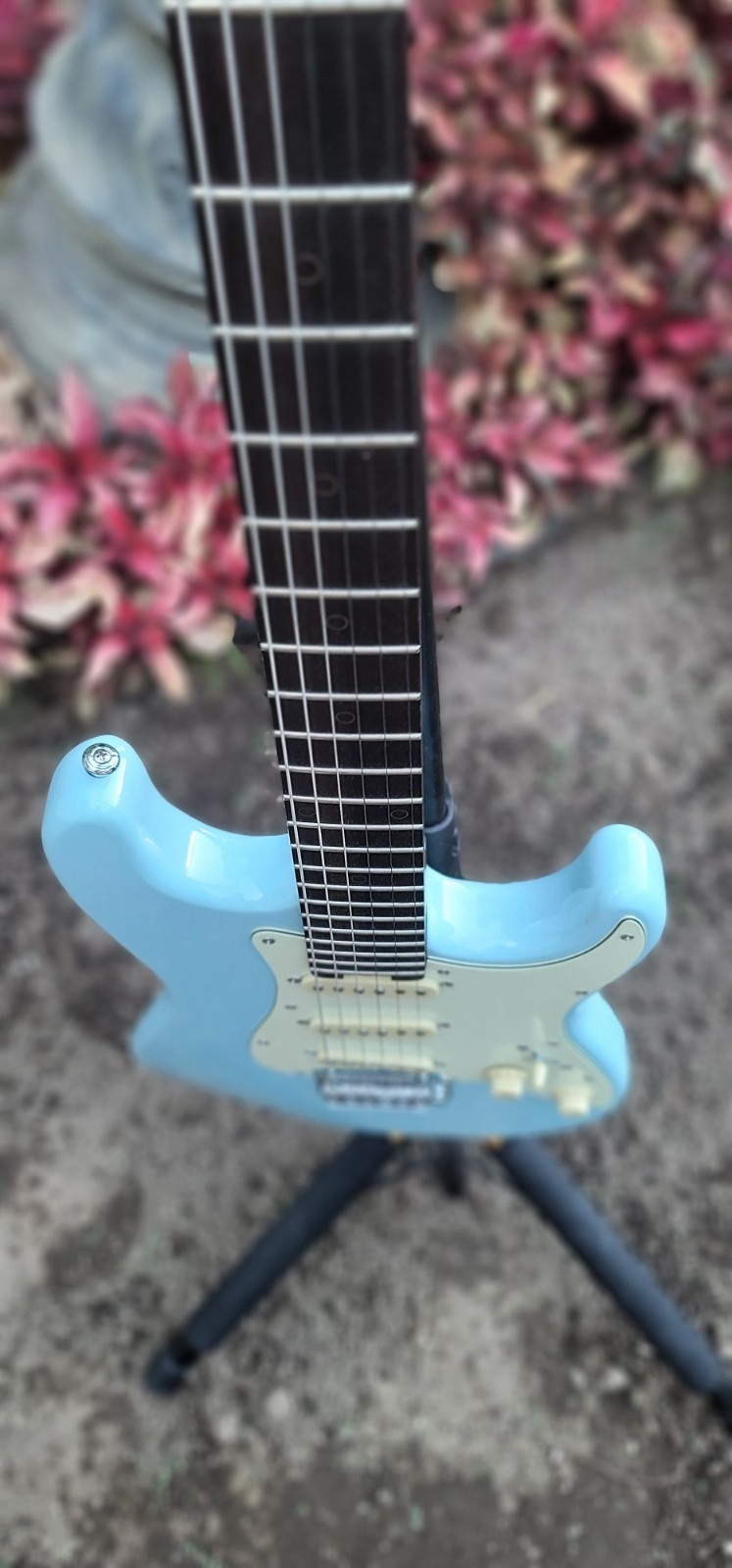 Rare -Schecter Nick Johnston Signature SSS Guitar Diamond Series – Atomic Frost