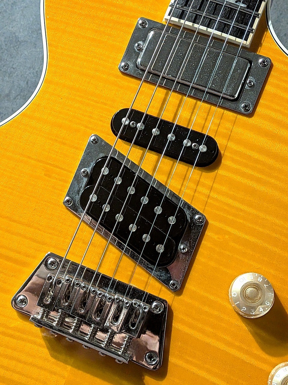 Epiphone Used Nighthawk Custom Reissue Trans Amber 3.28Kg 2012 Safe delivery fro