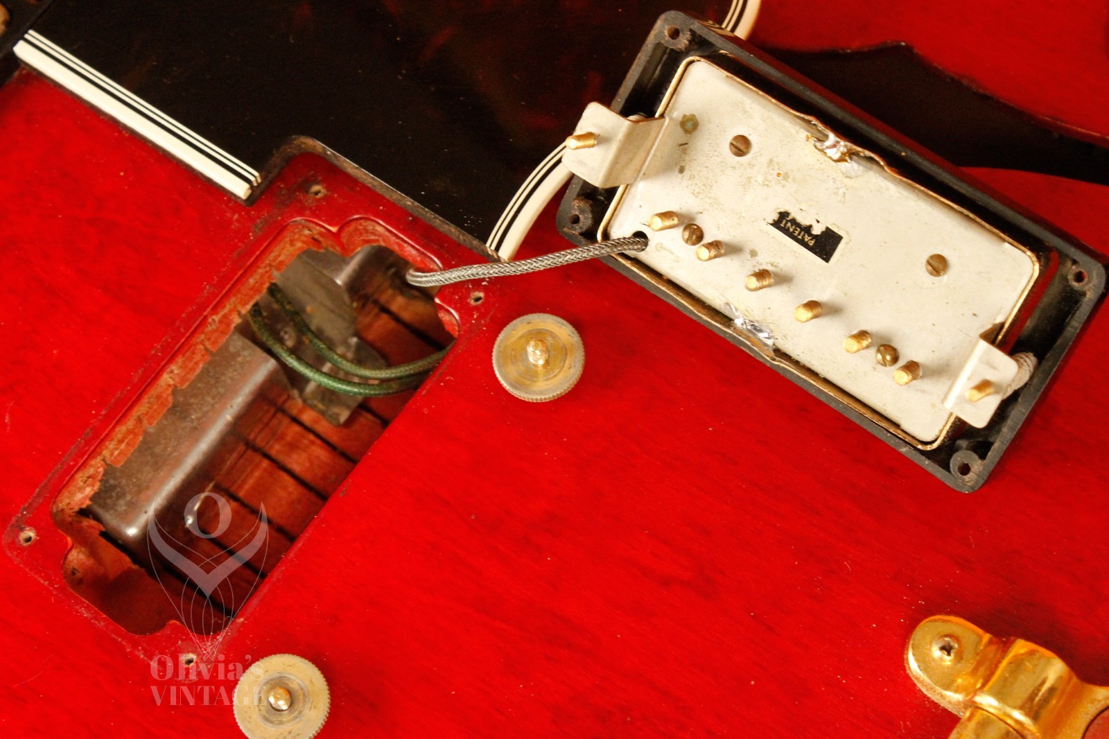 1961 Gibson ES-355 Stereo Varitone Cherry w/ ’70’s T-top pickups