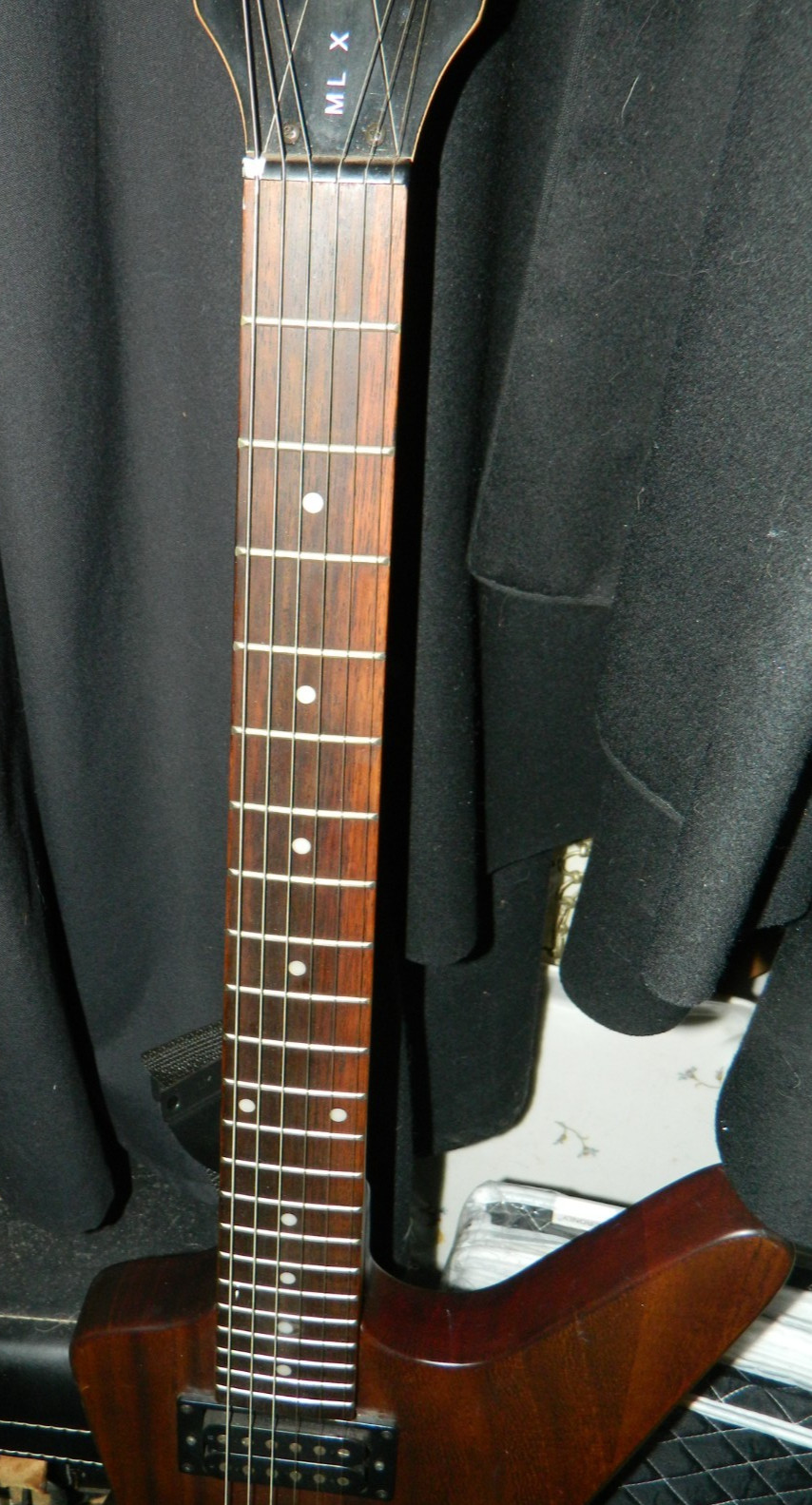 Vintage Dean MLX Mahogany Natural Finish Electric Guitar Excellent Condition