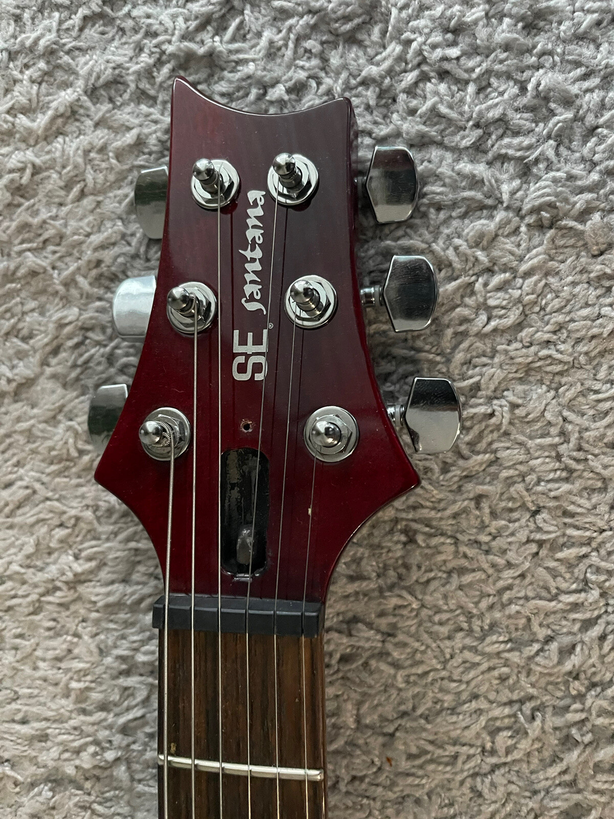 PRS SE Santana Signature 2007 HH Vintage Cherry Red Paul Reed Smith Guitar