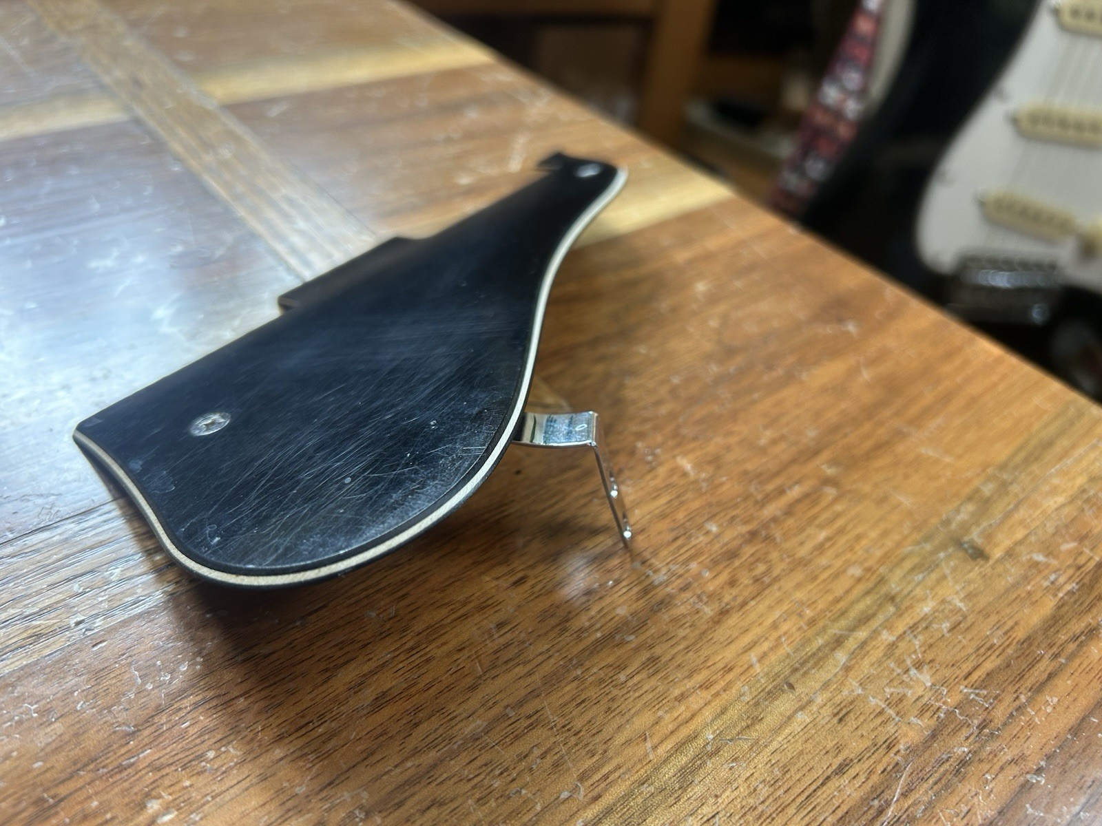 Fender Starcaster Black Pick Guard With Bracket EXT COND