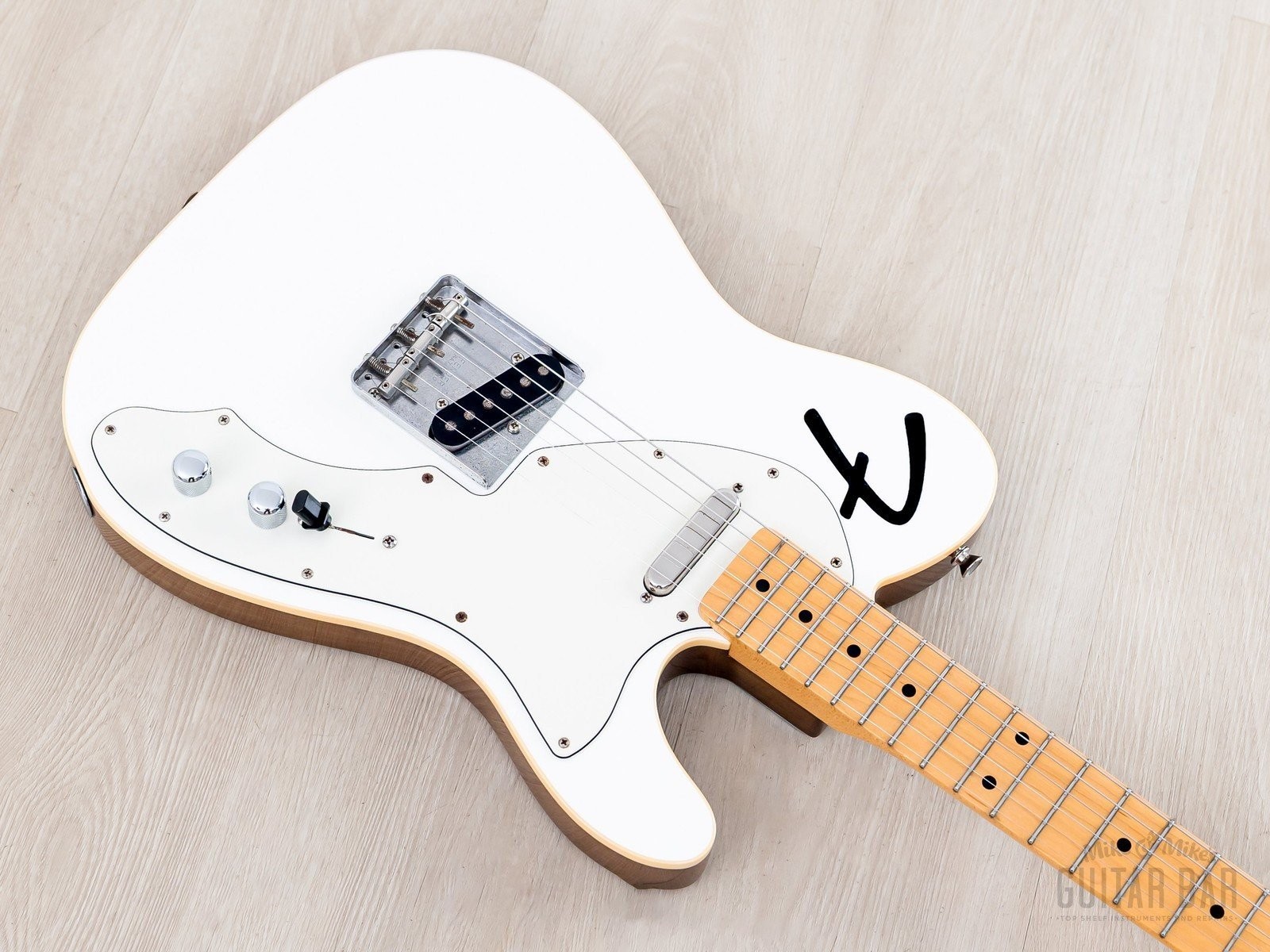 2021 Fender Limited F-Hole Telecaster Thinline Arctic Pearl, Japan MIJ