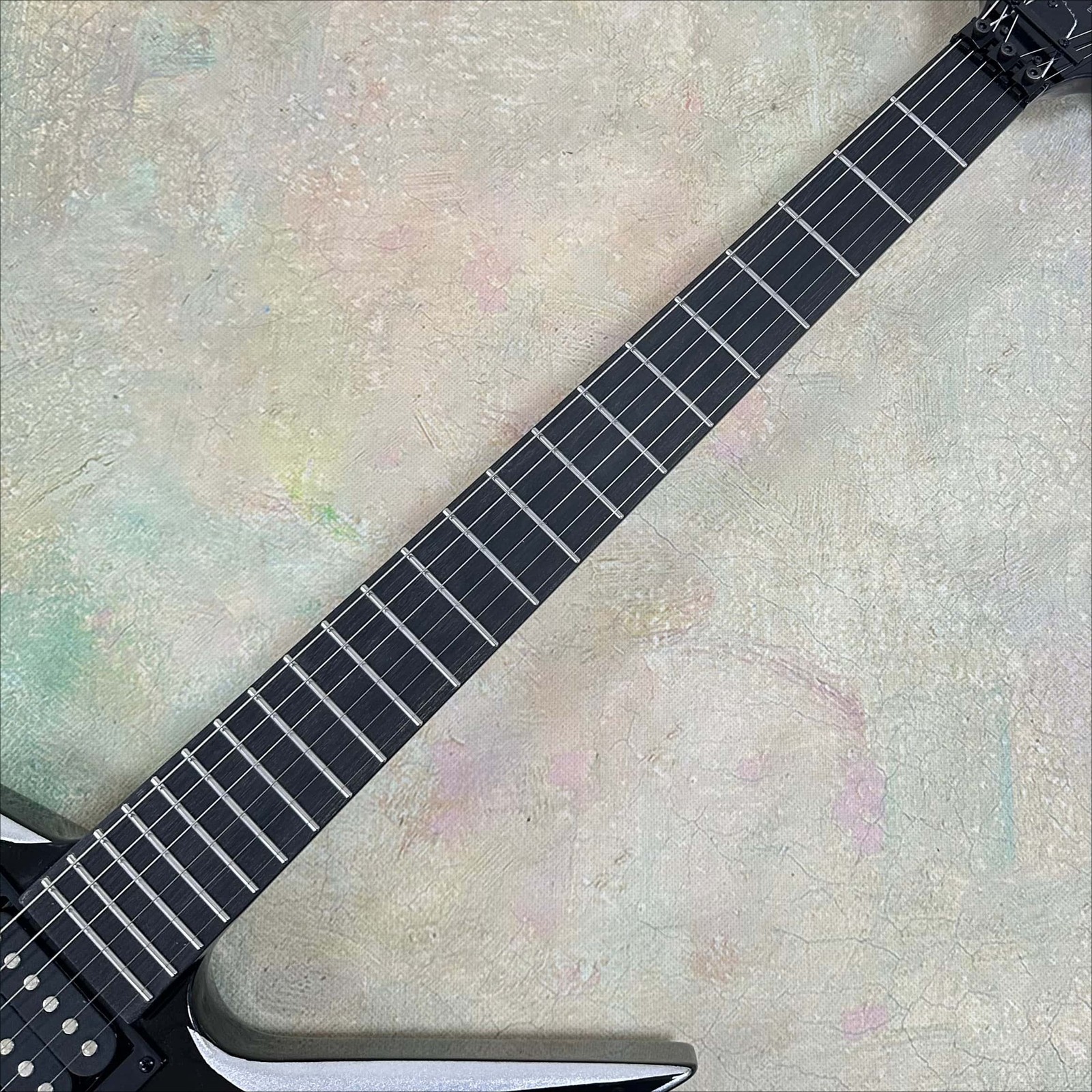 Custom Dimebag Darrell Black Electric Guitar Floyd Rose Tremolo HH Pickup ShipUS